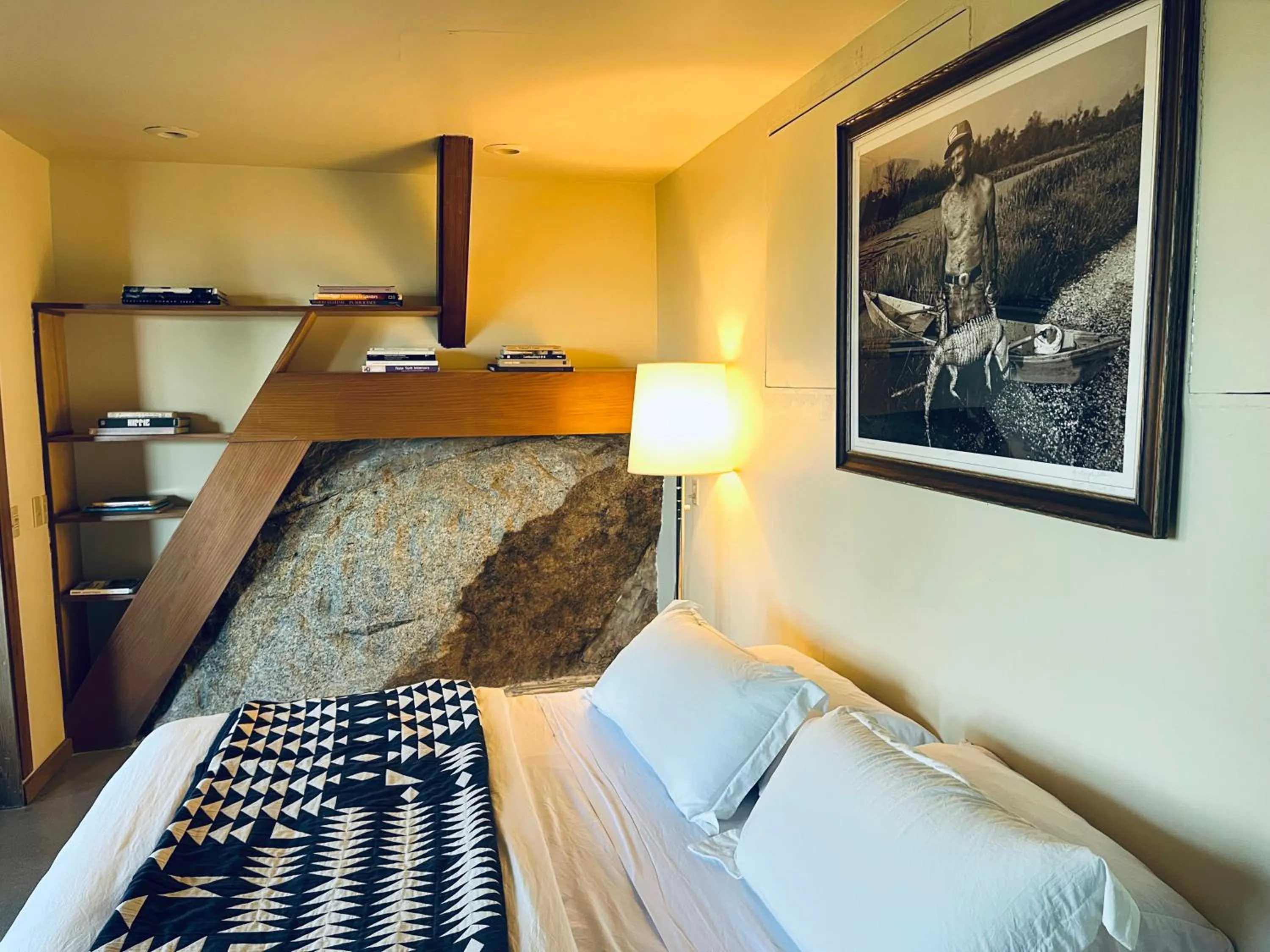 Bed in The Fireside Inn