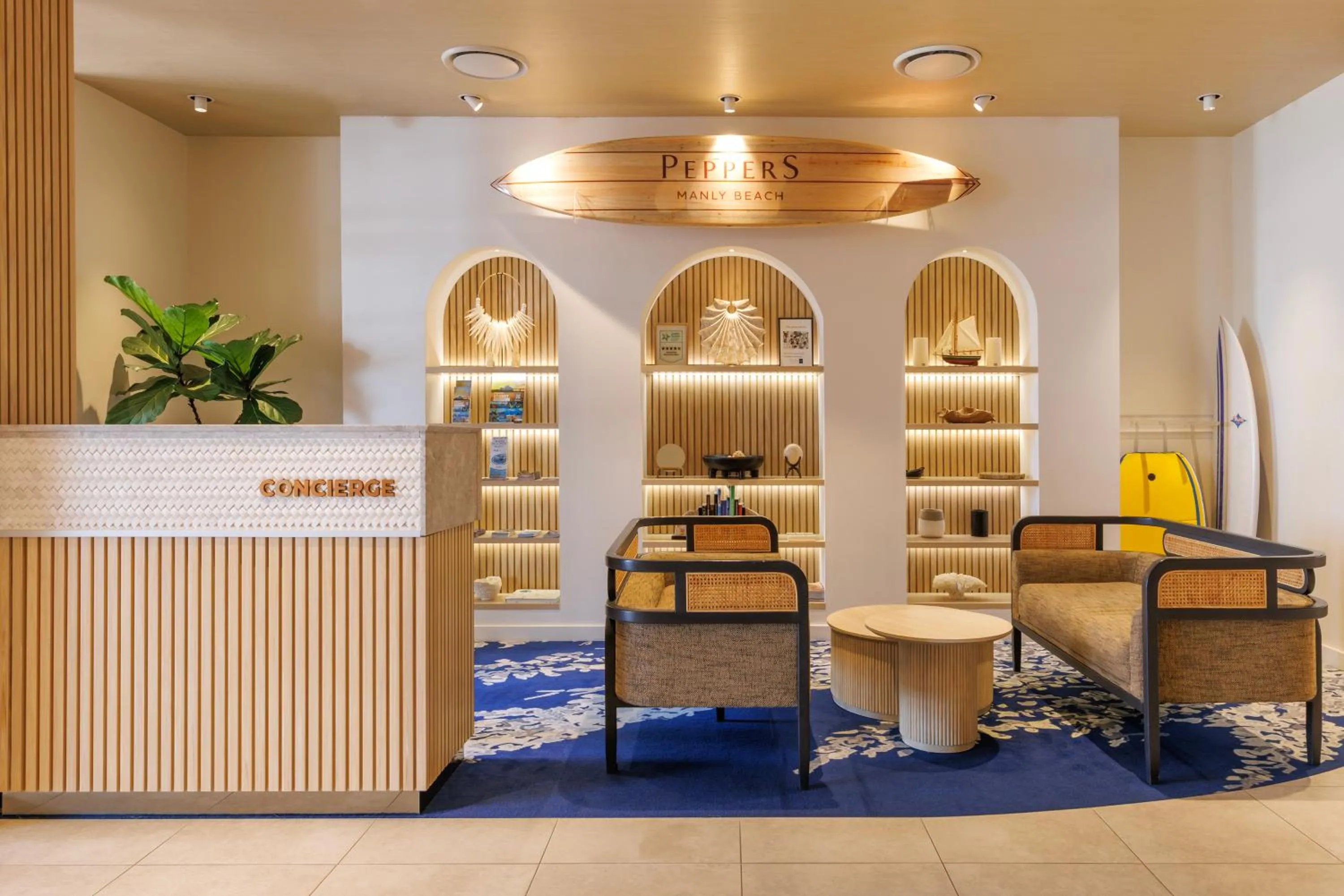 Seating area in The Sebel Sydney Manly Beach