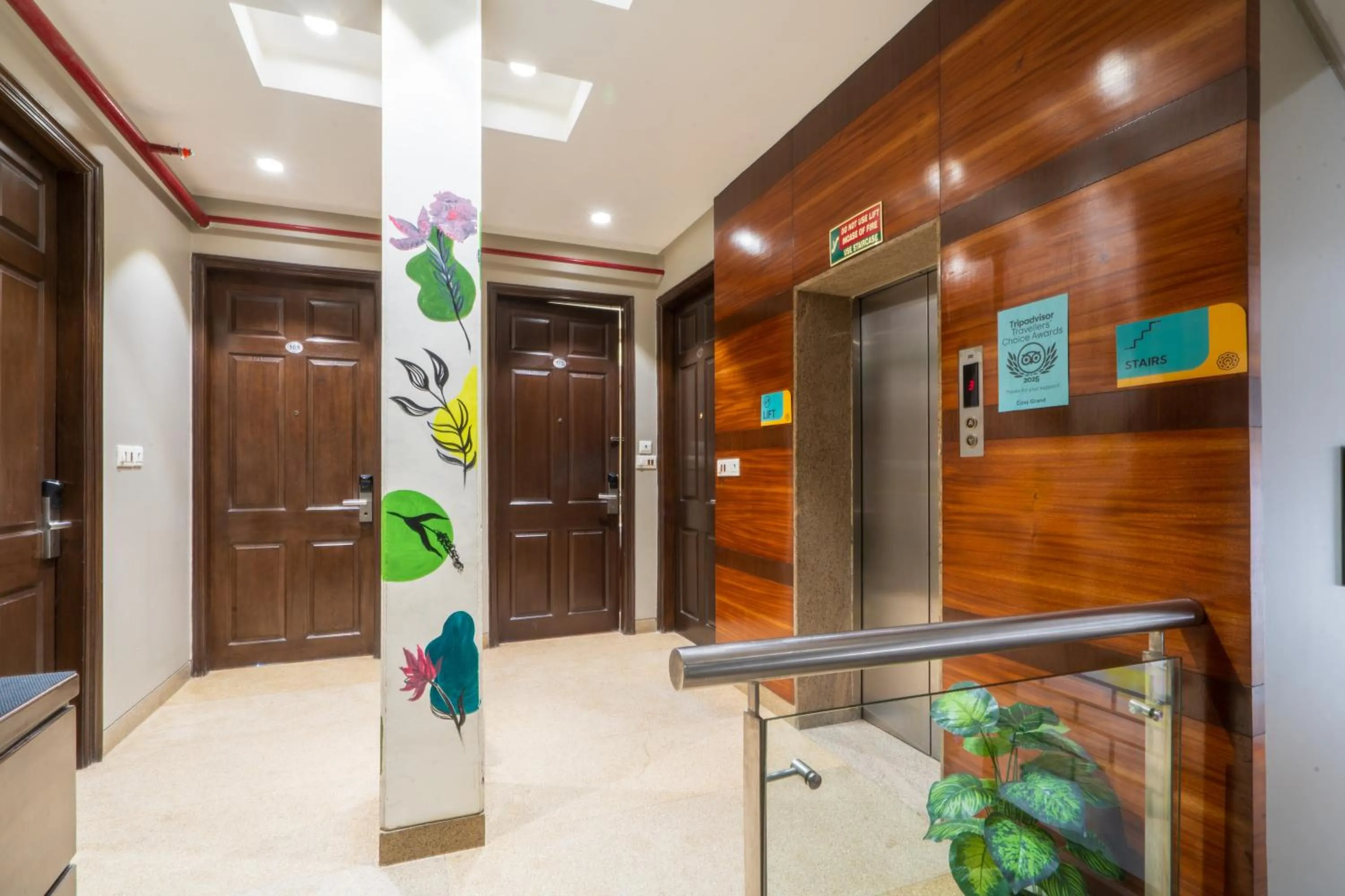 elevator in Cosy Grand, Chanakyapuri by The Cosy Hotels