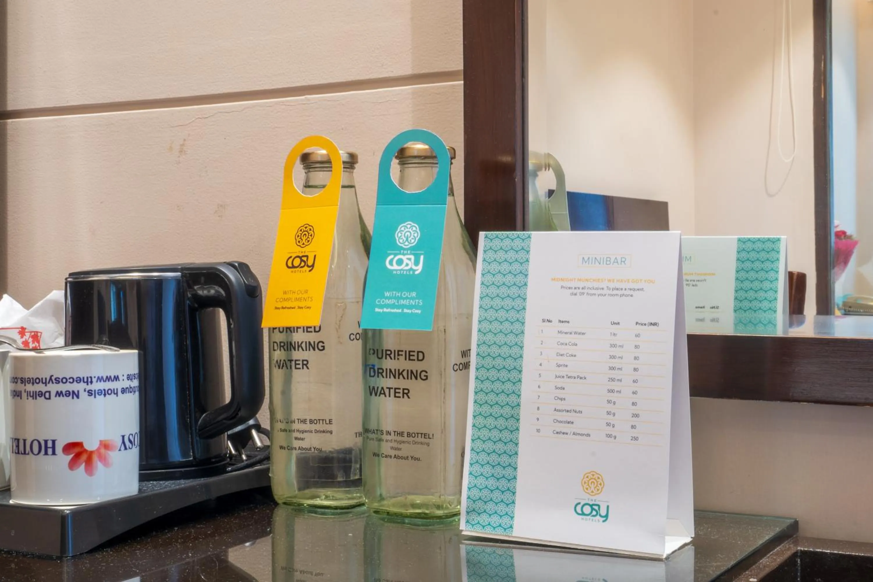 Coffee/tea facilities in Cosy Grand, Chanakyapuri by The Cosy Hotels