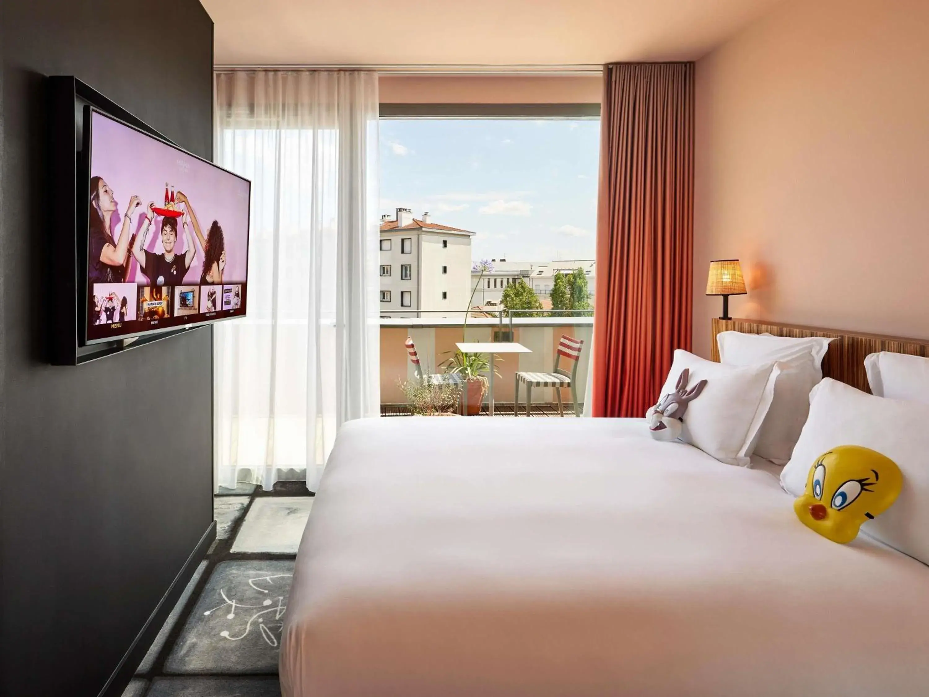 Bedroom, Bed in Mama Shelter Lyon Bedroom, Bed in Mama Shelter Lyon