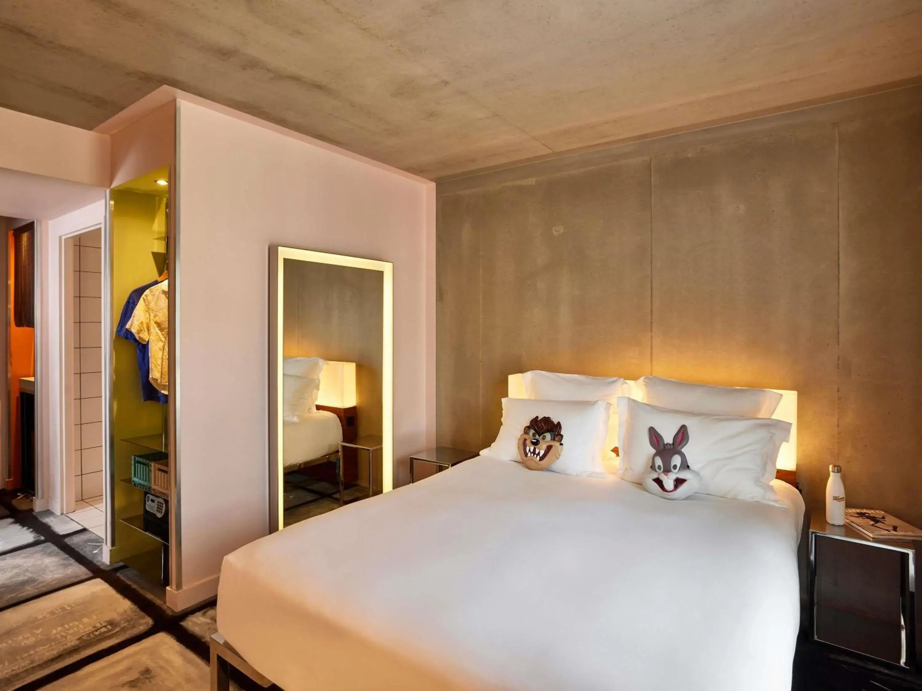 Bedroom, Bed in Mama Shelter Lyon Bedroom, Bed in Mama Shelter Lyon