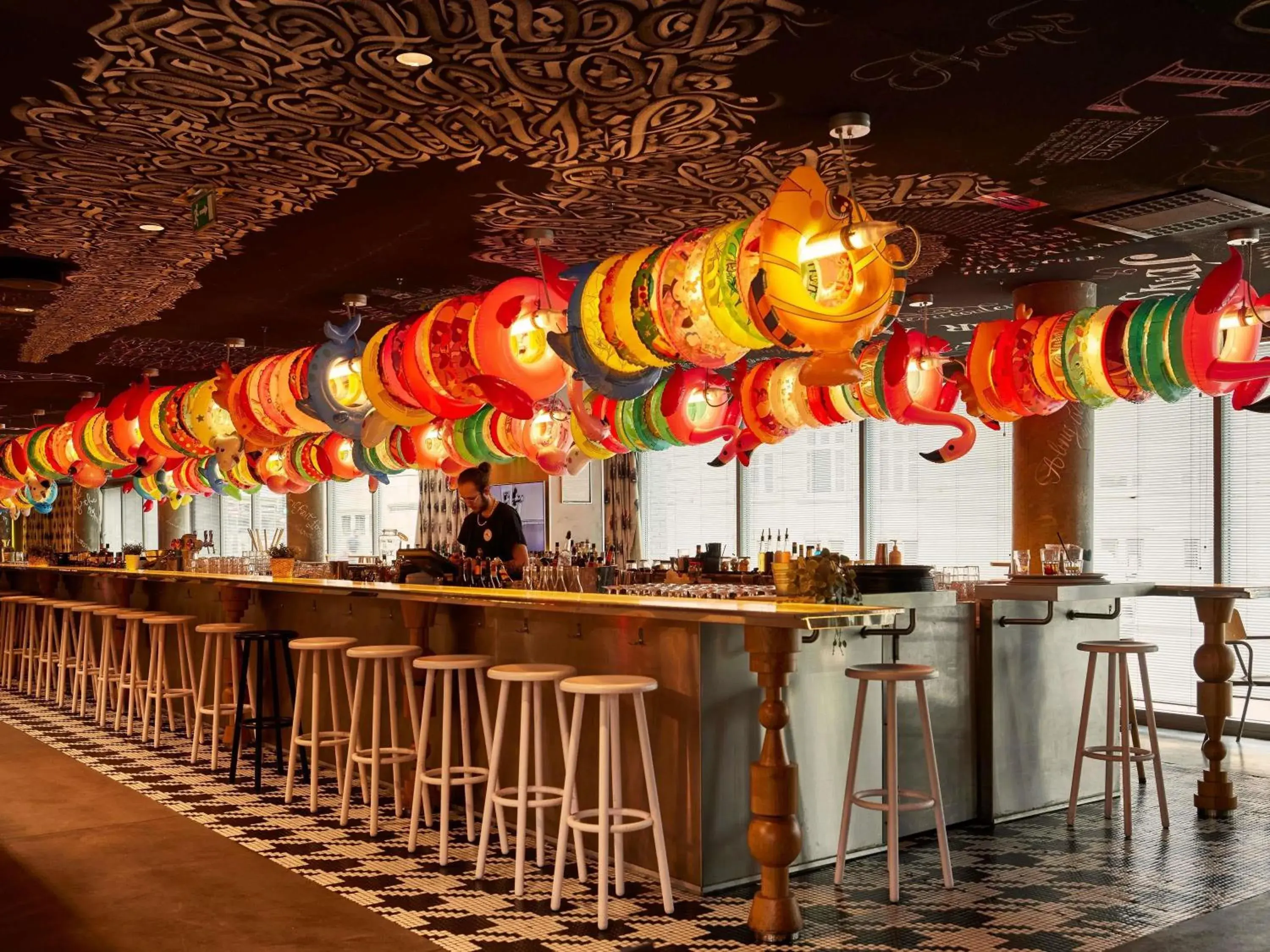 Property building in Mama Shelter Lyon Property building in Mama Shelter Lyon