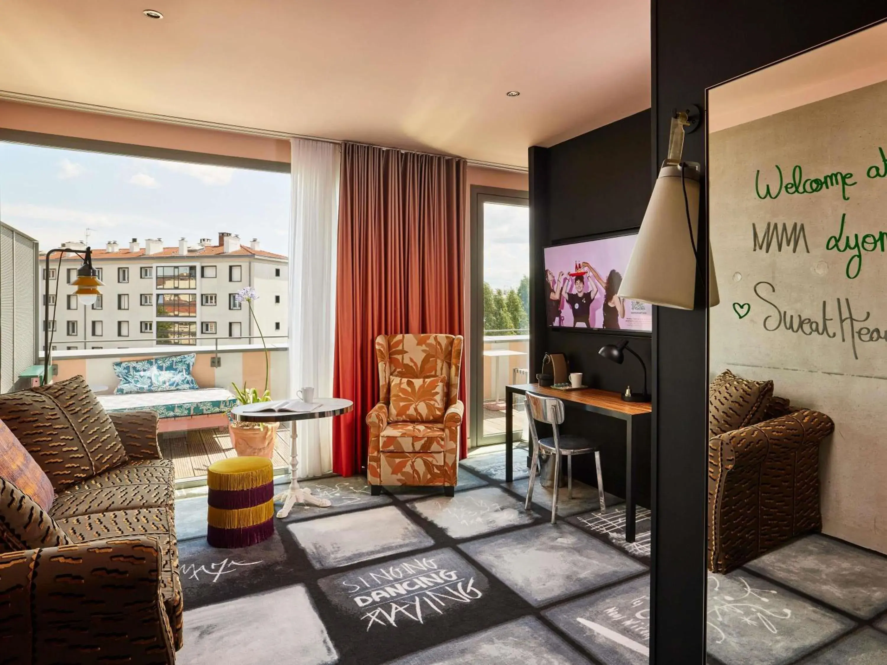 Bedroom in Mama Shelter Lyon Bedroom in Mama Shelter Lyon