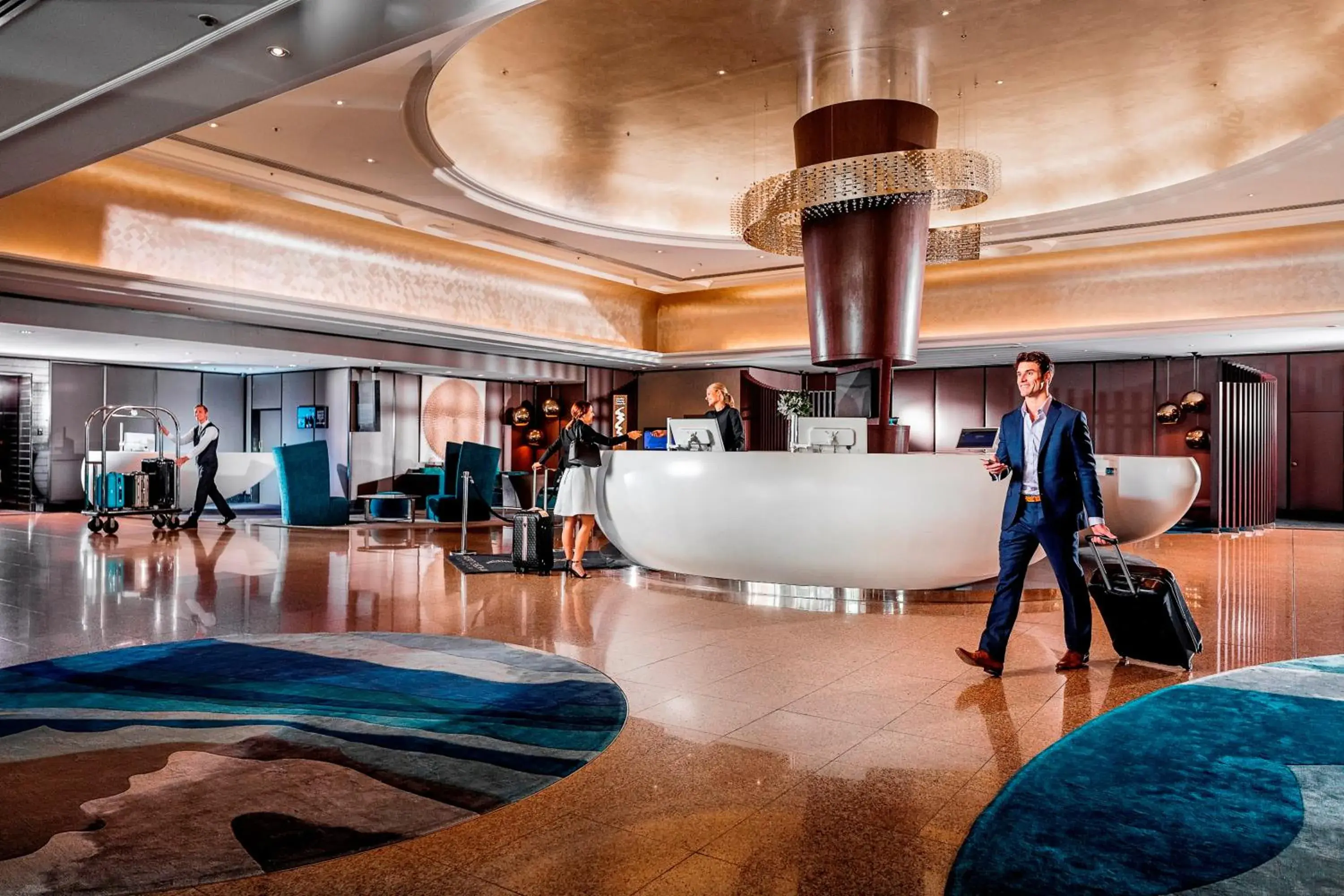 Lobby or reception in Mercure Brisbane King George Square Lobby or reception in Mercure Brisbane King George Square