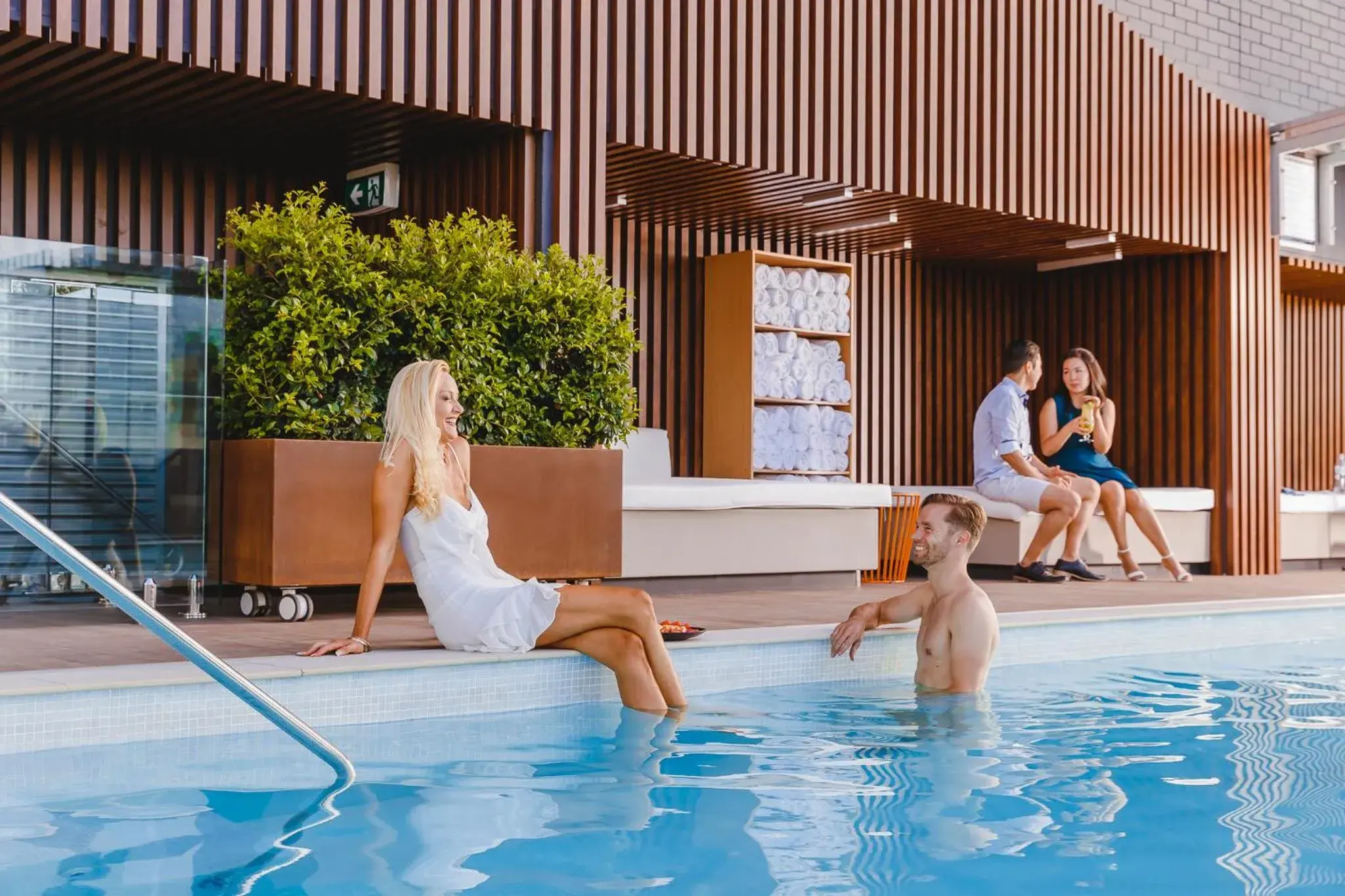 Swimming pool in Mercure Brisbane King George Square Swimming pool in Mercure Brisbane King George Square