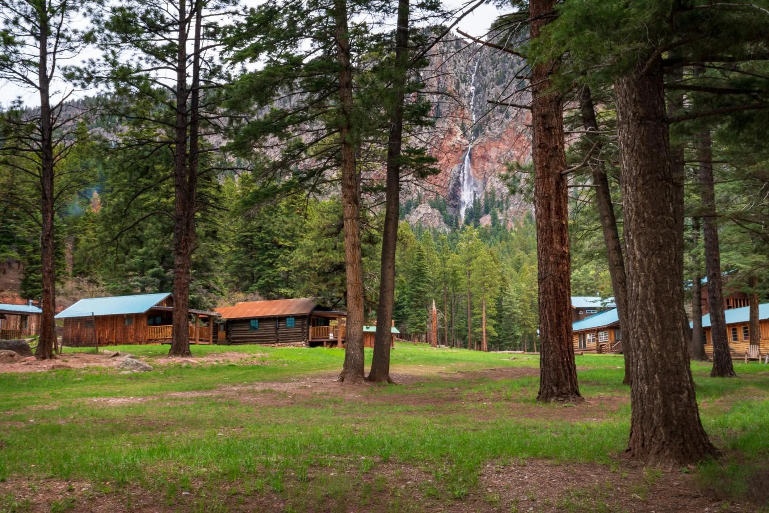 Natural landscape in Corkins Lodge