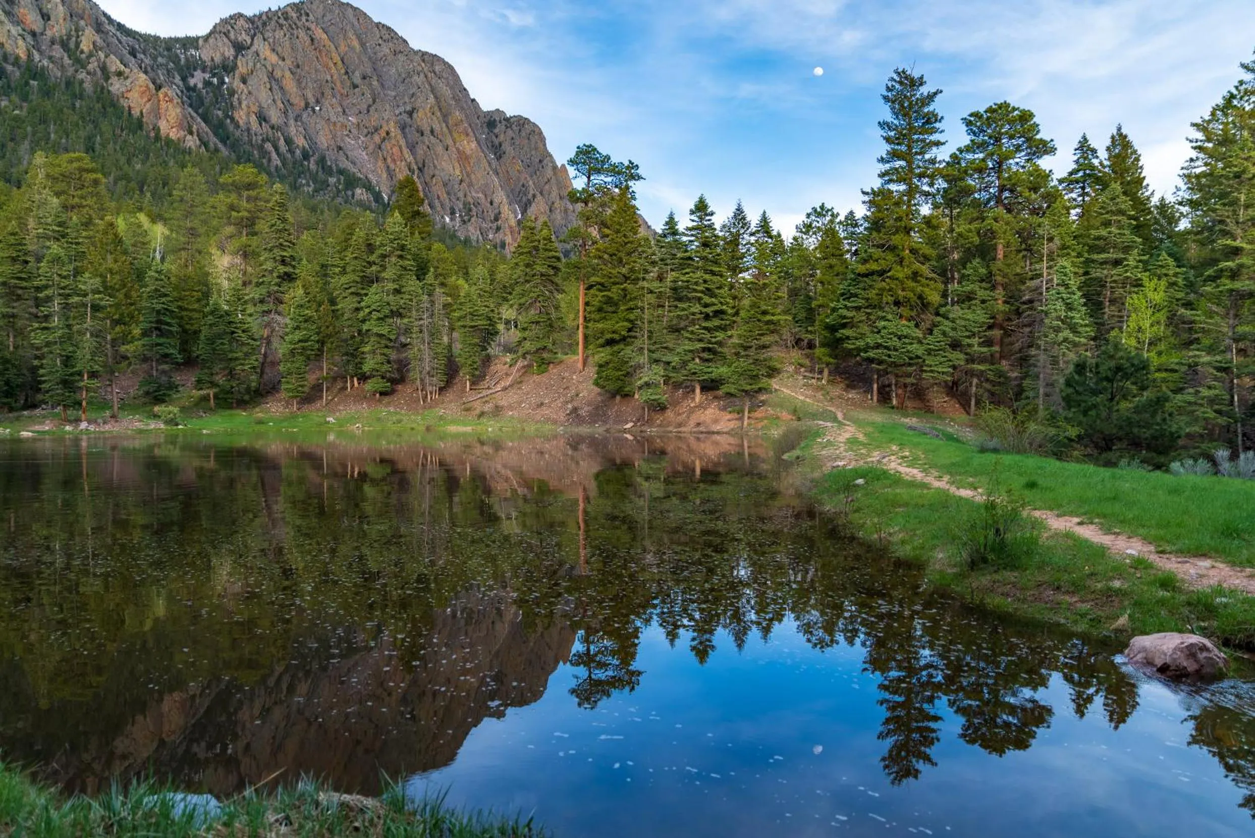 Natural landscape in Corkins Lodge