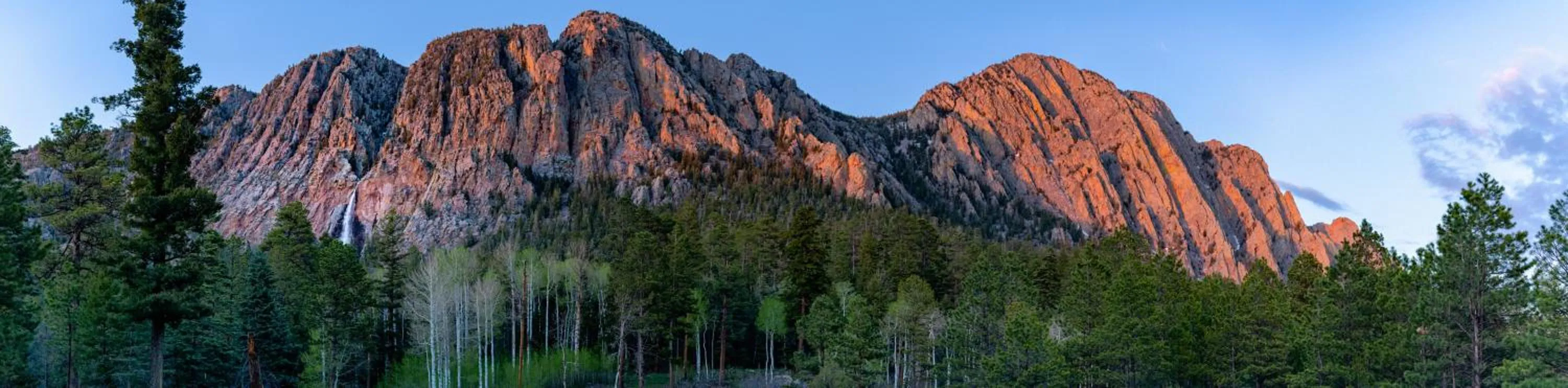 Natural landscape in Corkins Lodge