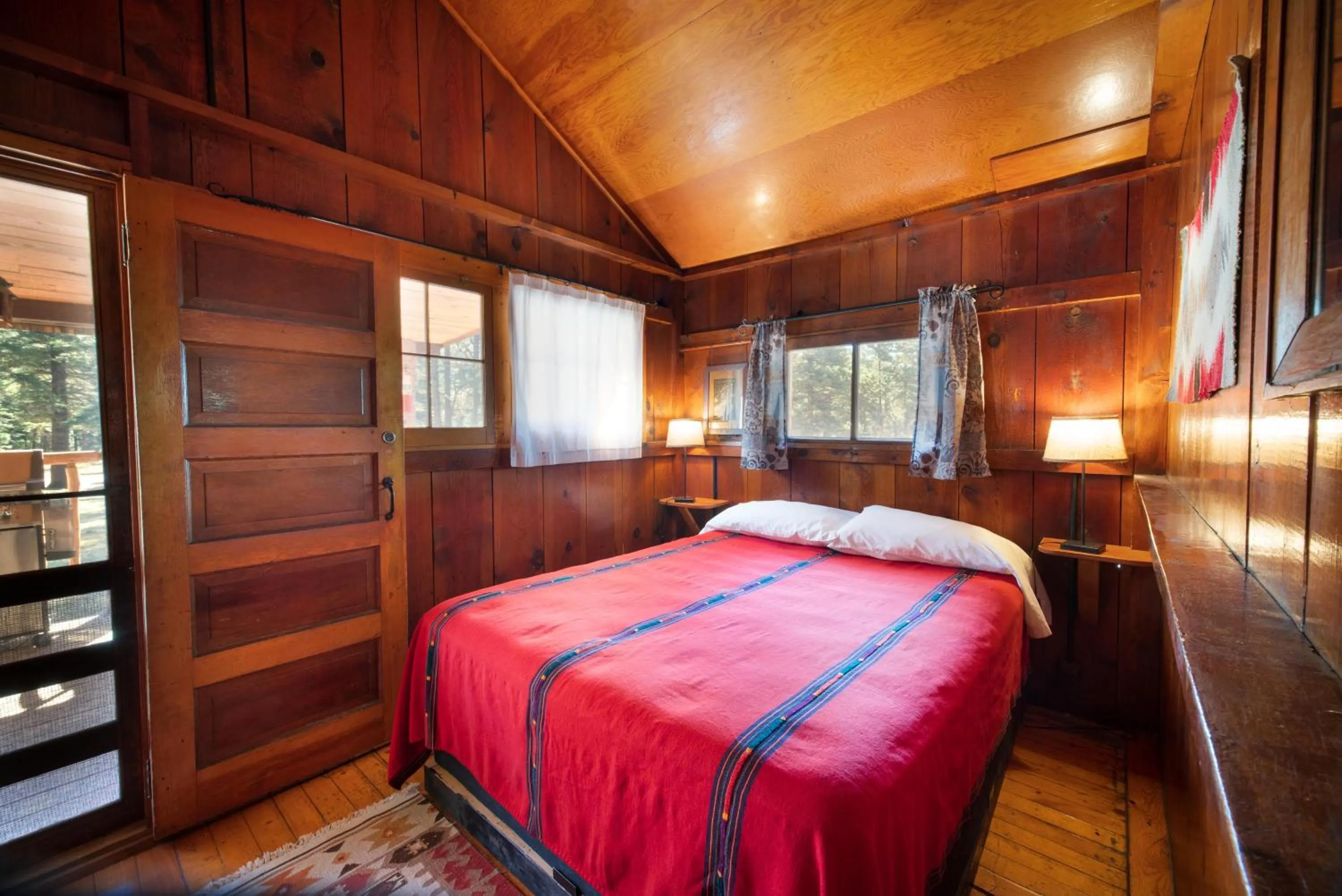 Bed in Corkins Lodge