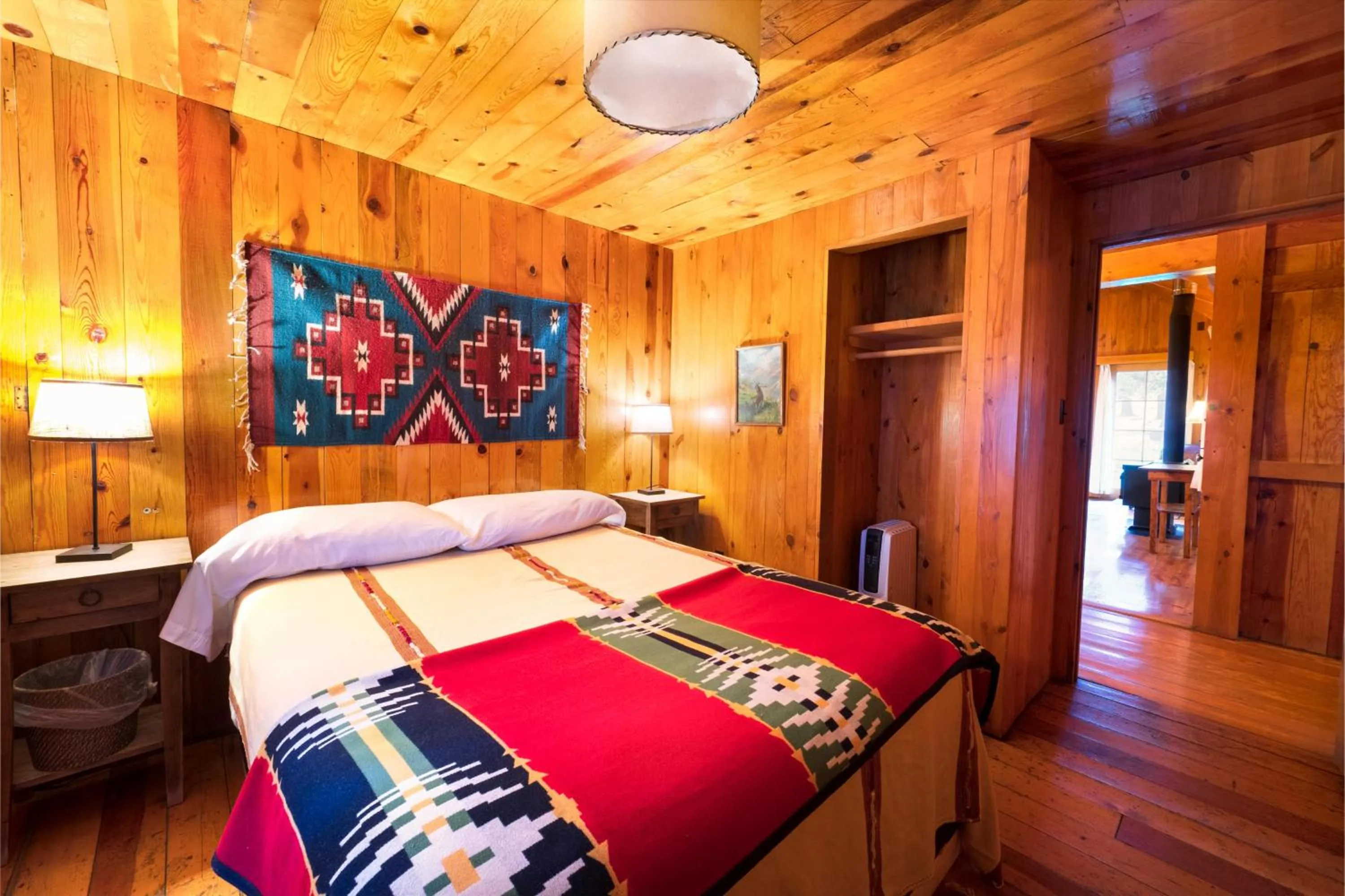 Bed in Corkins Lodge