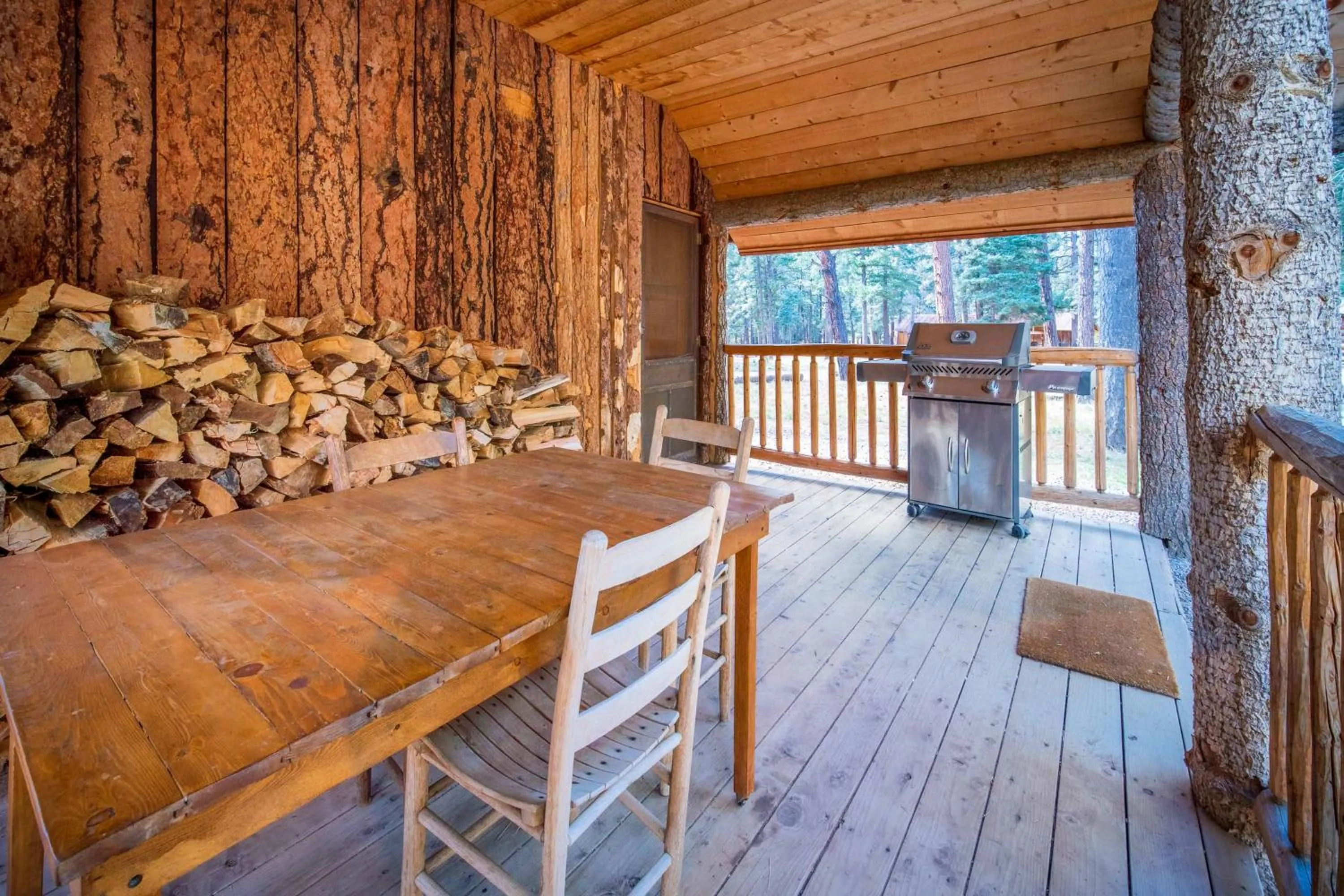 Patio in Corkins Lodge