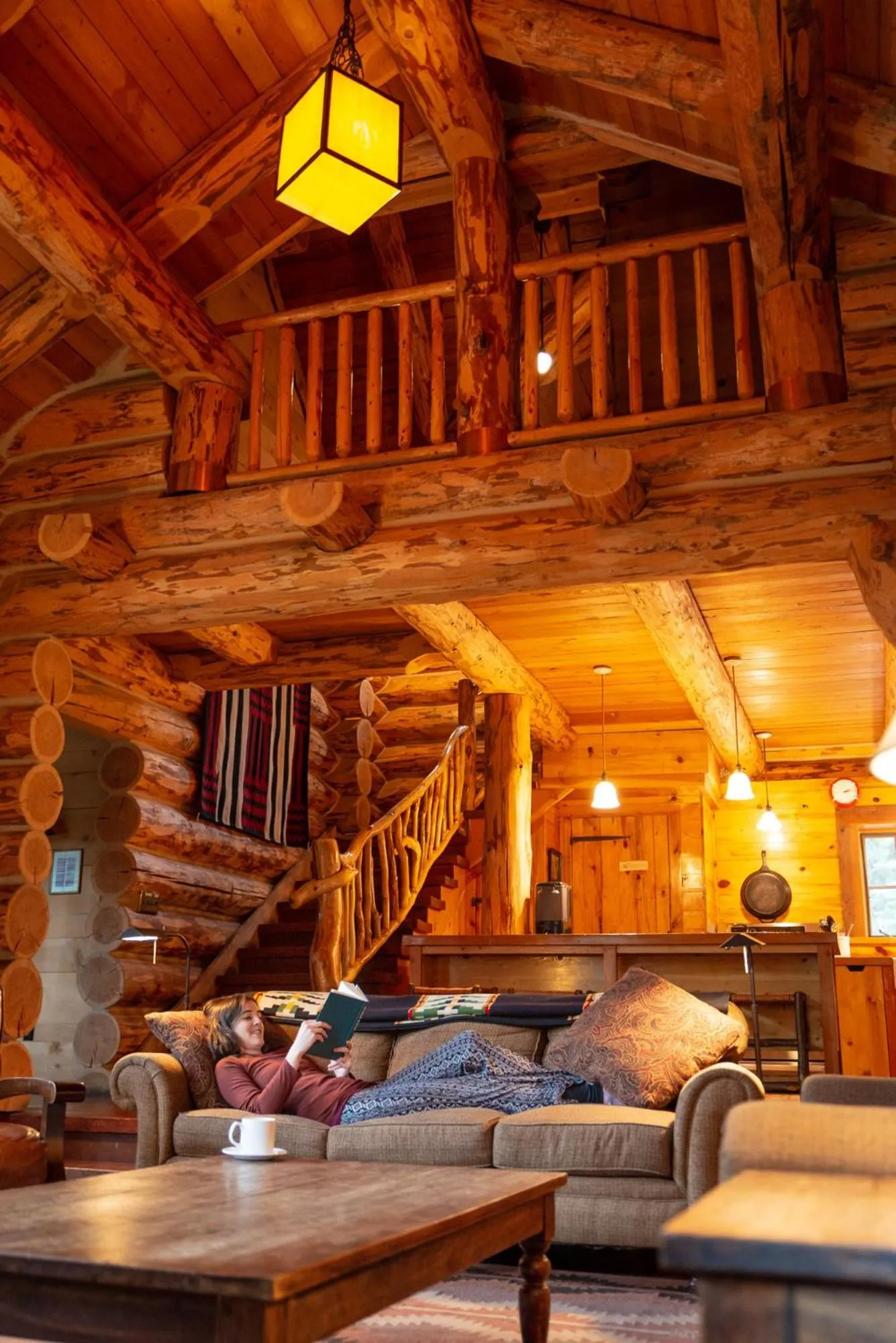 People in Corkins Lodge