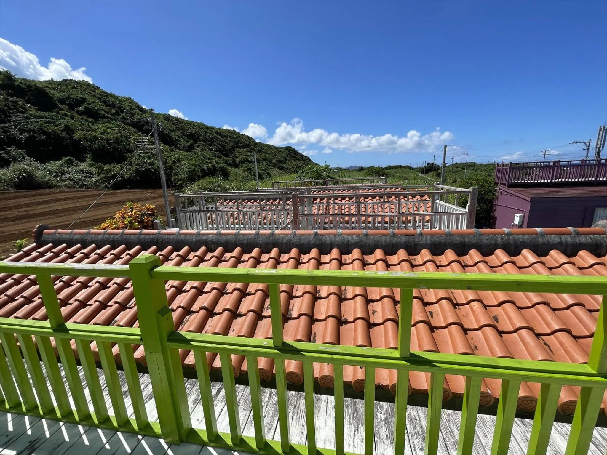 Balcony/Terrace in Shiawaseninaru Kourijima no Yado