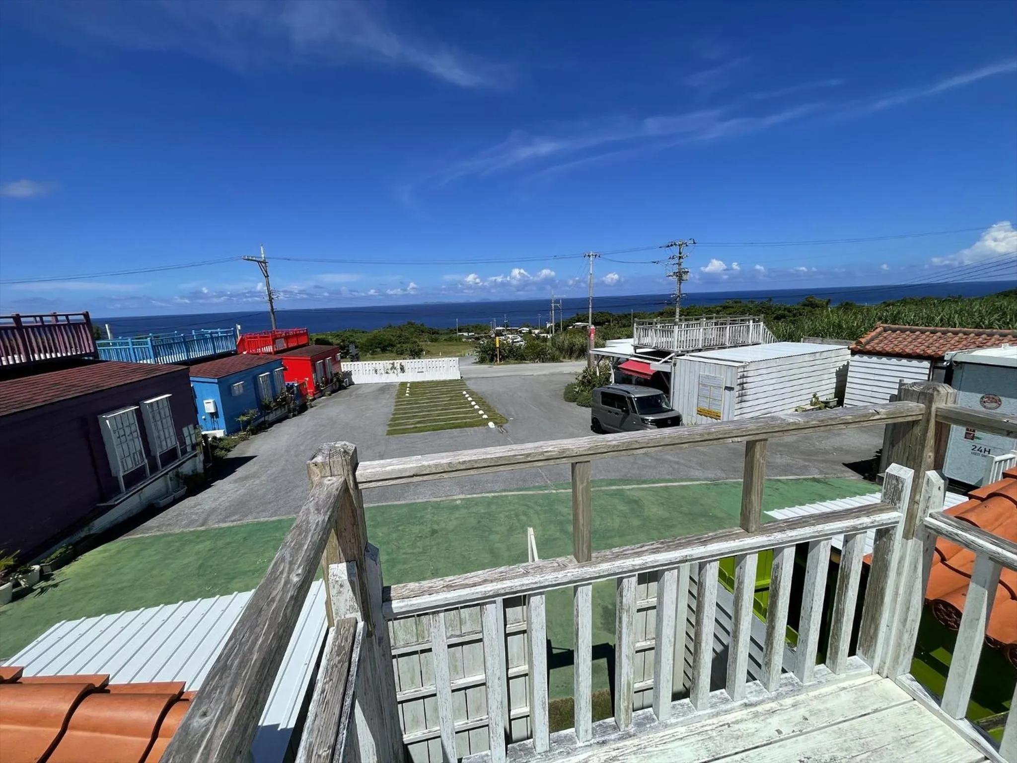 Balcony/Terrace in Shiawaseninaru Kourijima no Yado