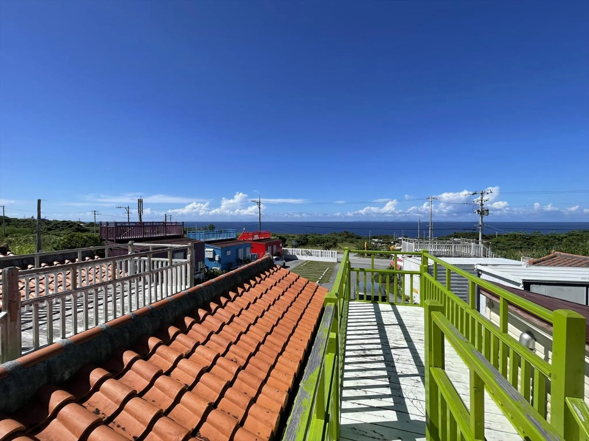 Balcony/Terrace in Shiawaseninaru Kourijima no Yado