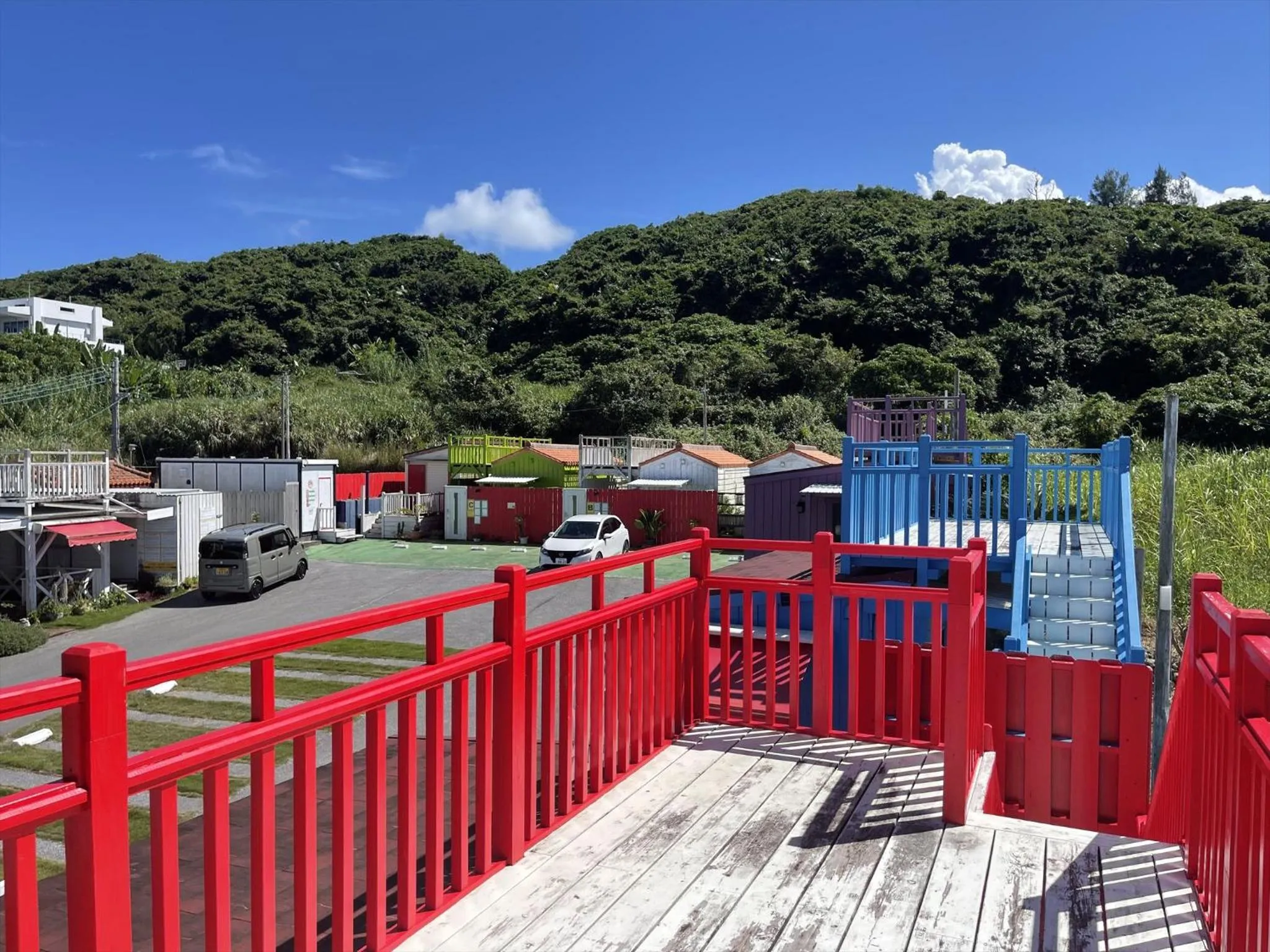 Balcony/Terrace in Shiawaseninaru Kourijima no Yado