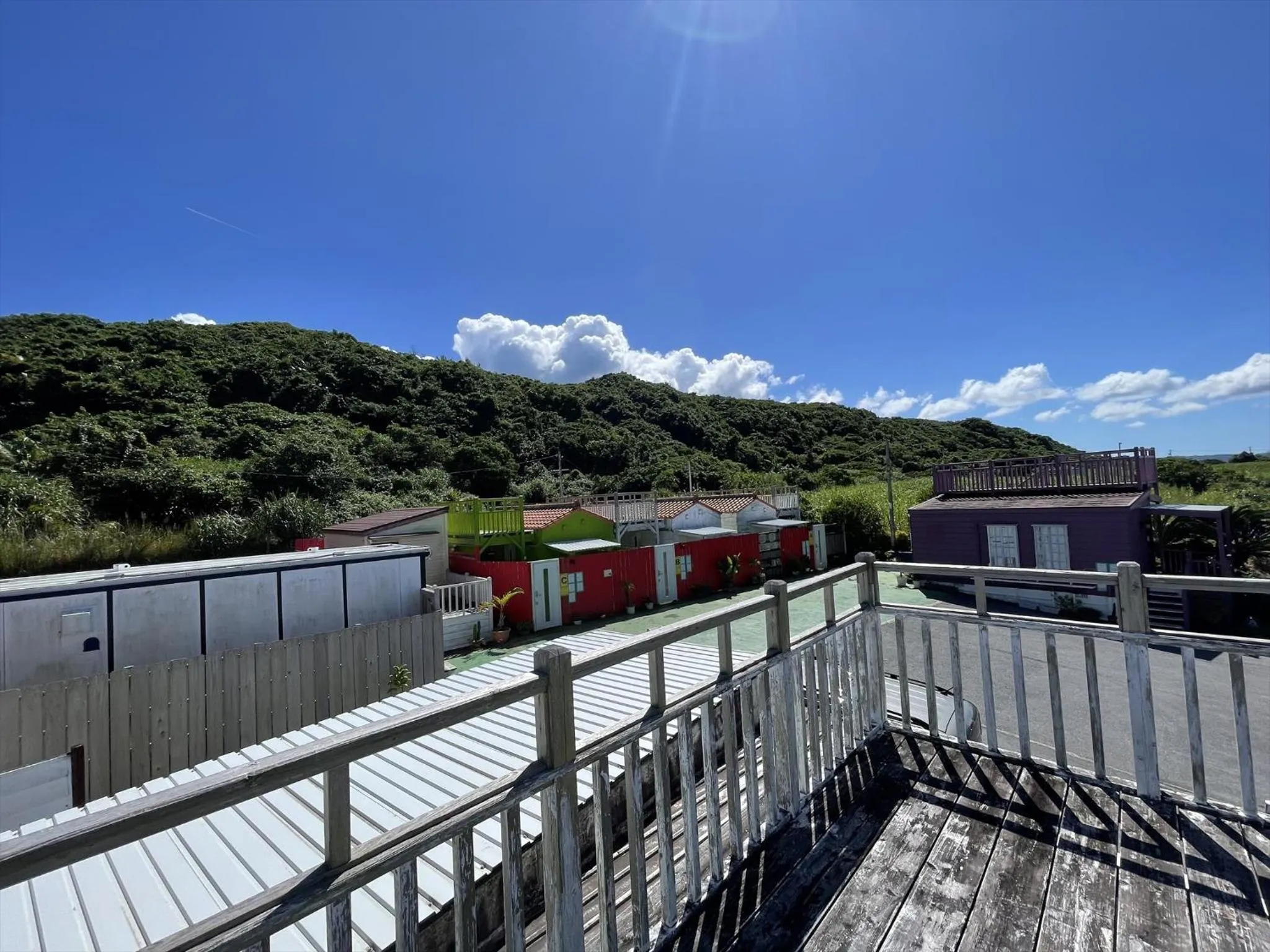 Balcony/Terrace in Shiawaseninaru Kourijima no Yado