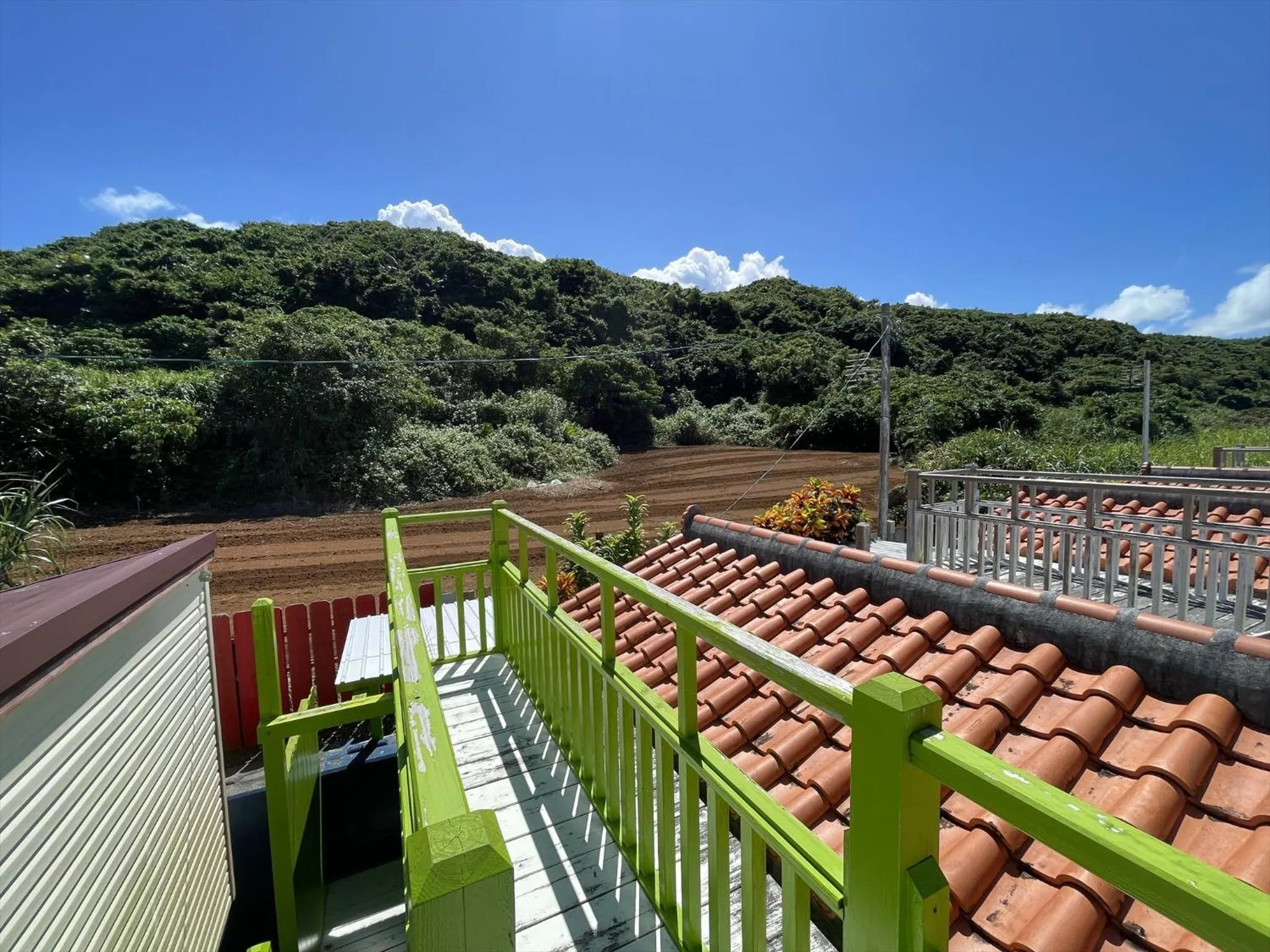 Balcony/Terrace in Shiawaseninaru Kourijima no Yado