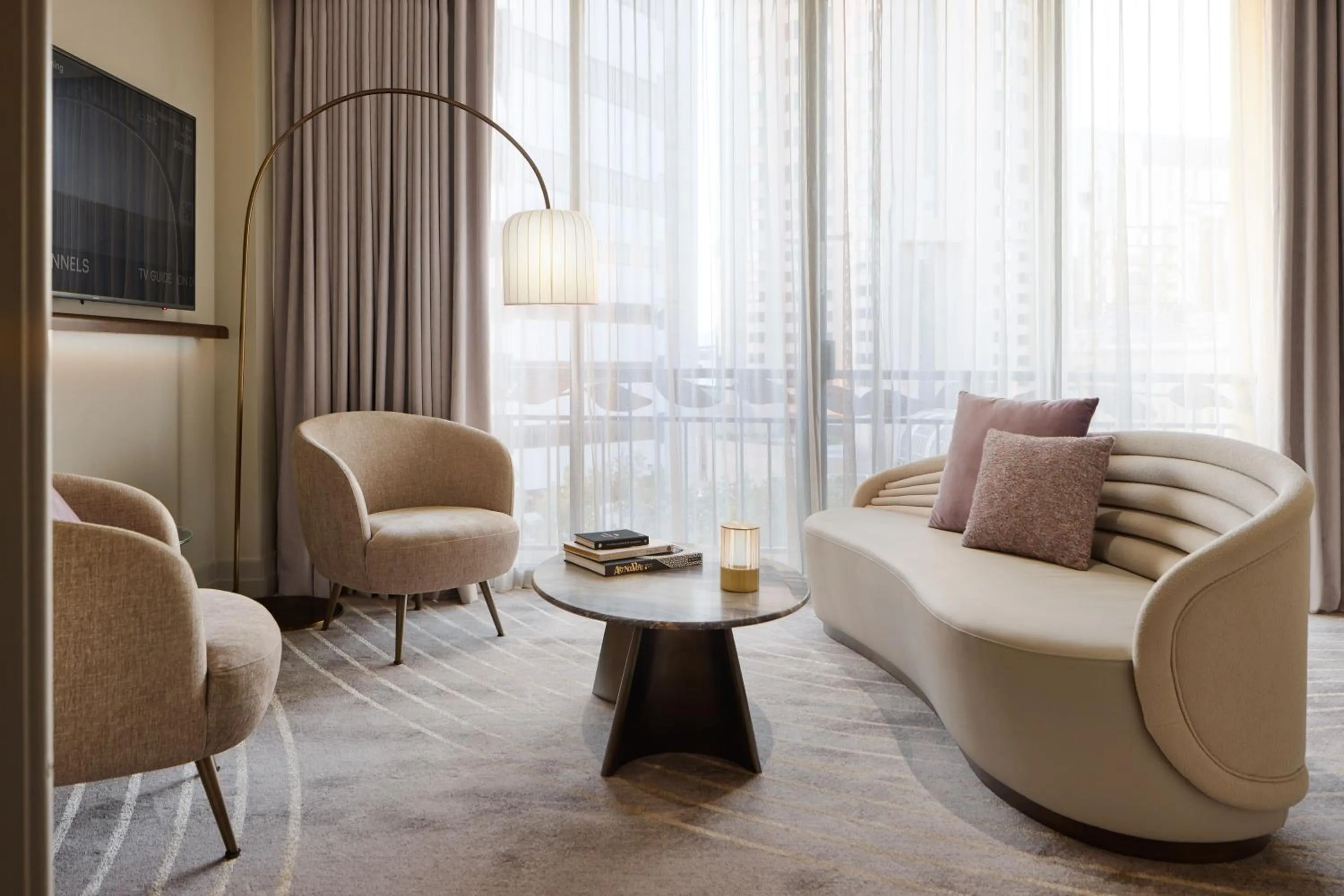 Living room in The Playford Adelaide - MGallery