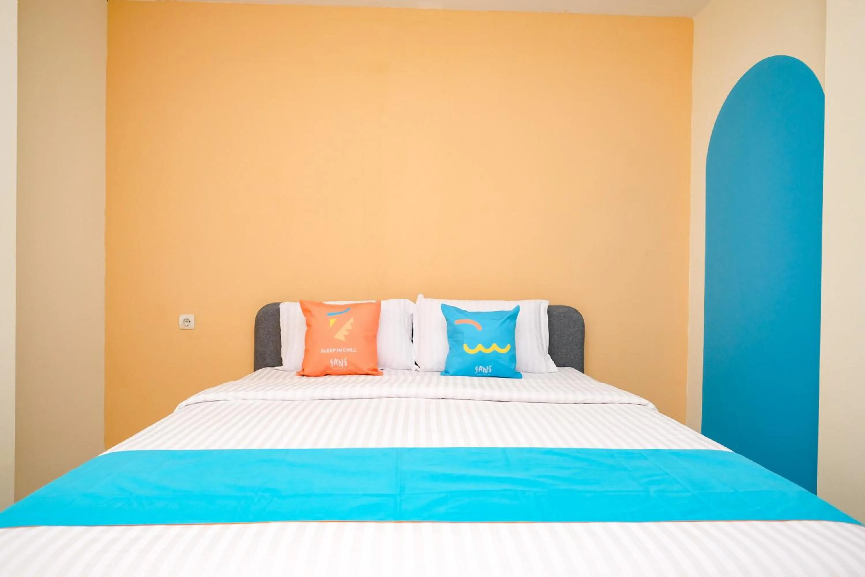 Bedroom, Bed in Sans Hotel Mataram Malioboro