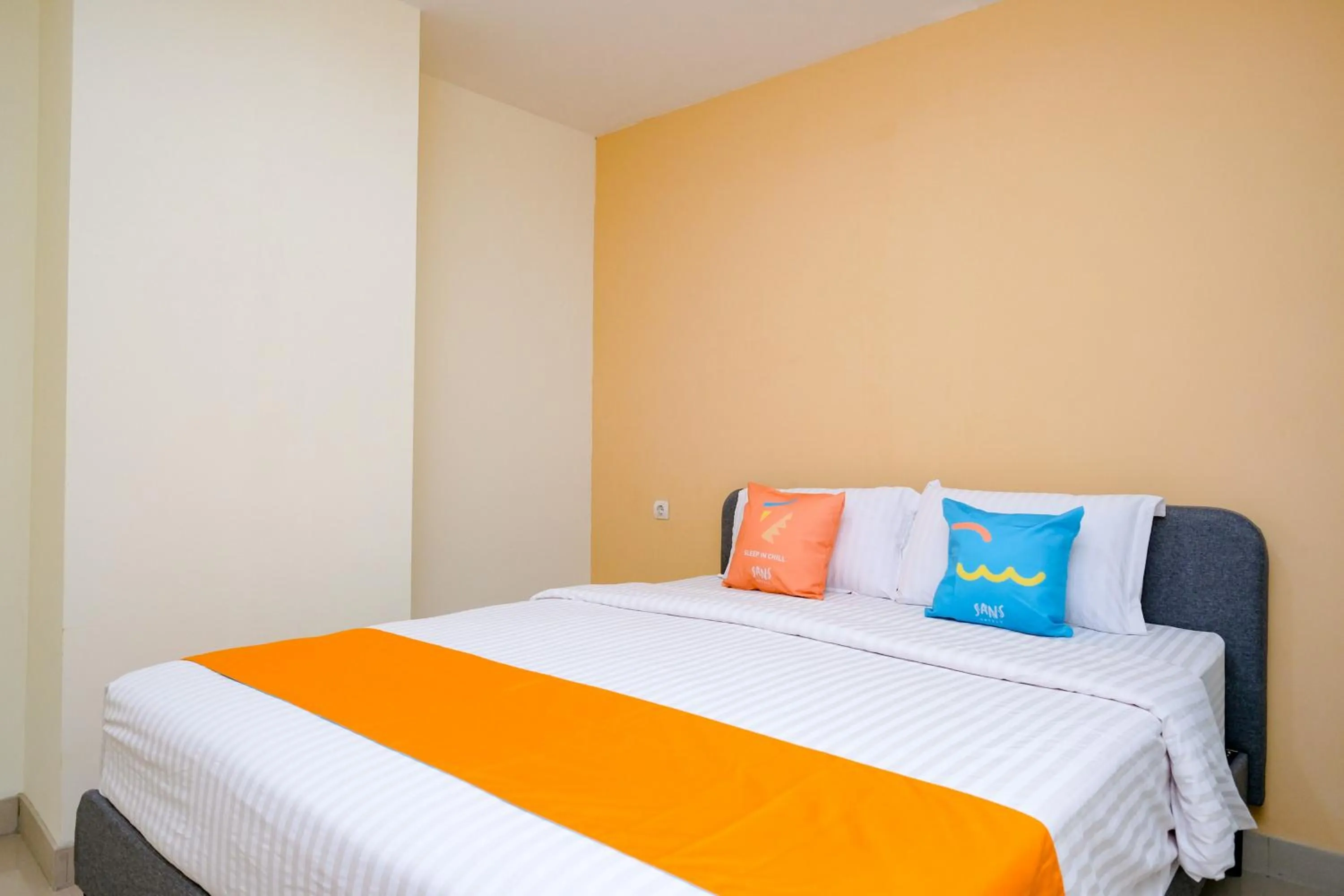 Bedroom, Bed in Sans Hotel Mataram Malioboro