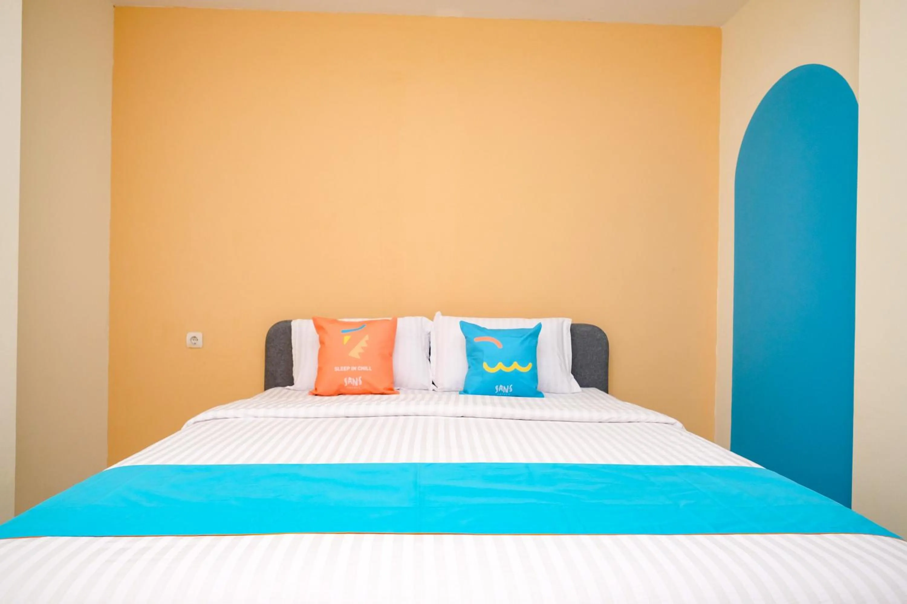 Bedroom, Bed in Sans Hotel Mataram Malioboro