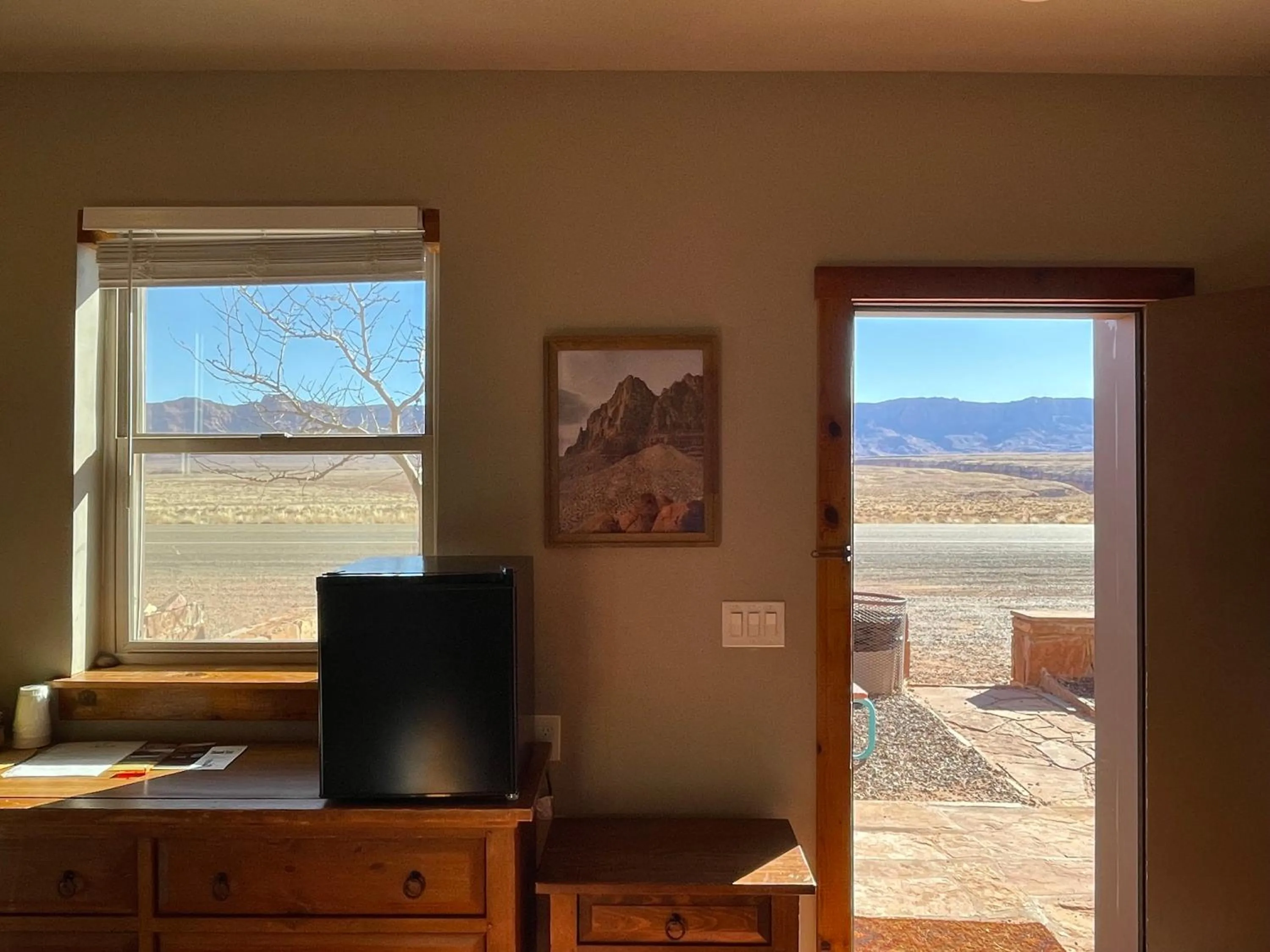 Facade/entrance in Lee's Ferry Lodge at Vermilion Cliffs