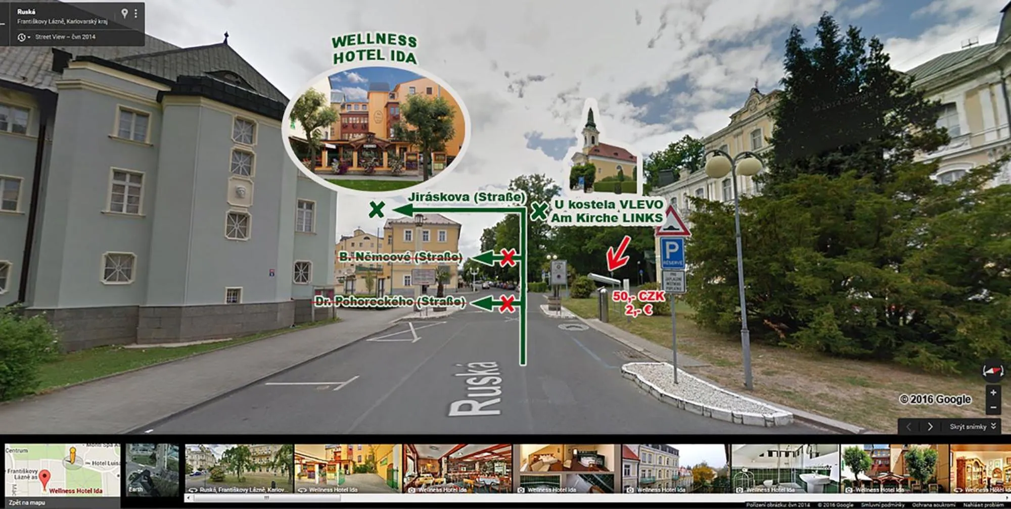 Property building in Wellness Hotel Ida