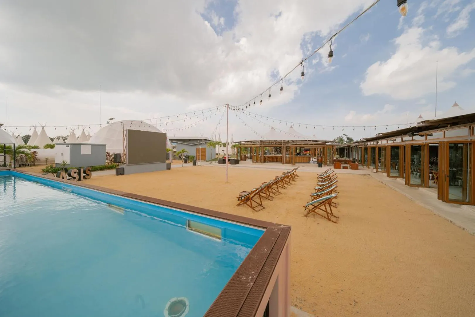 sunbed in The ANMON Resort Bintan