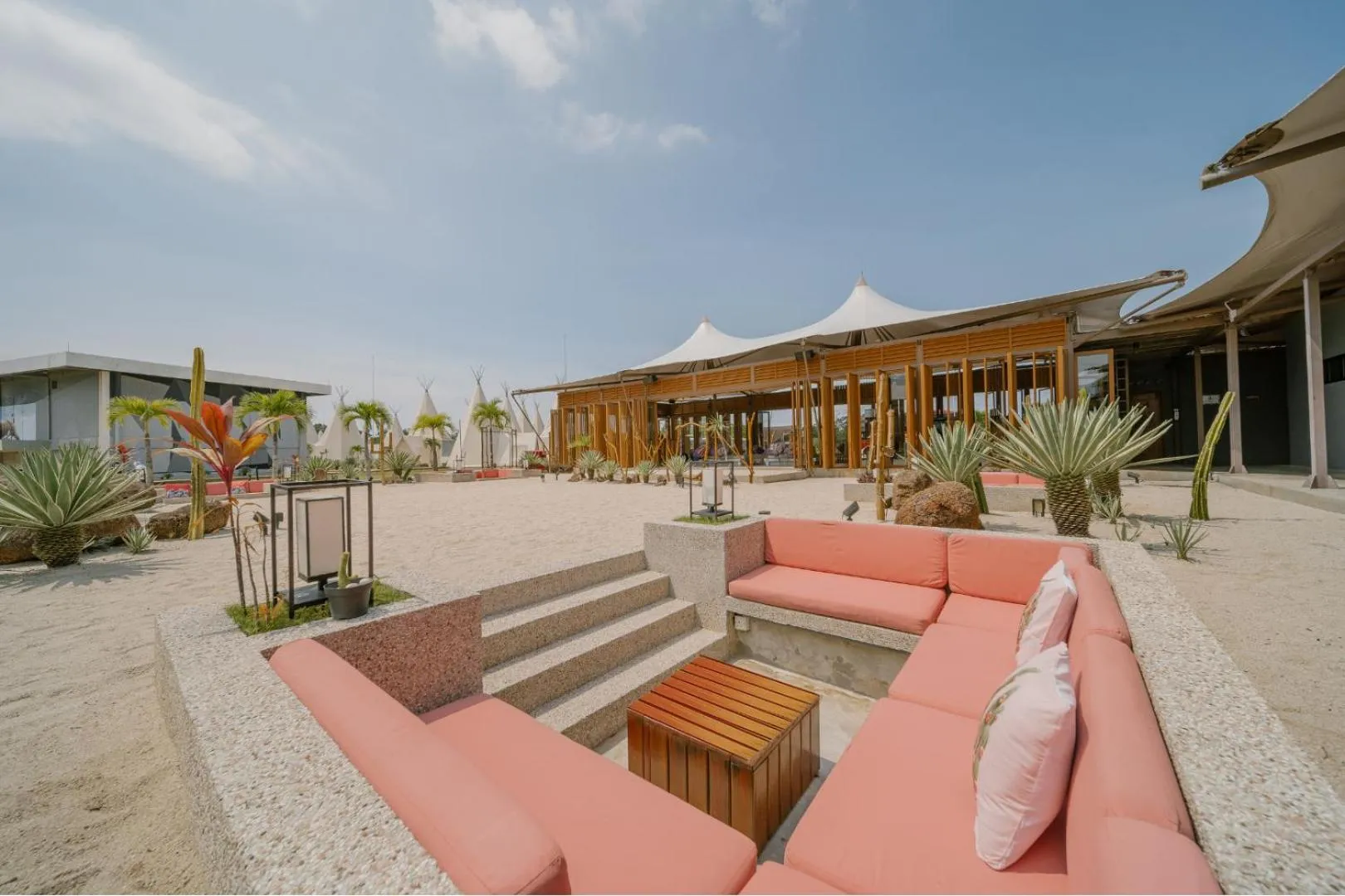 sunbed in The ANMON Resort Bintan