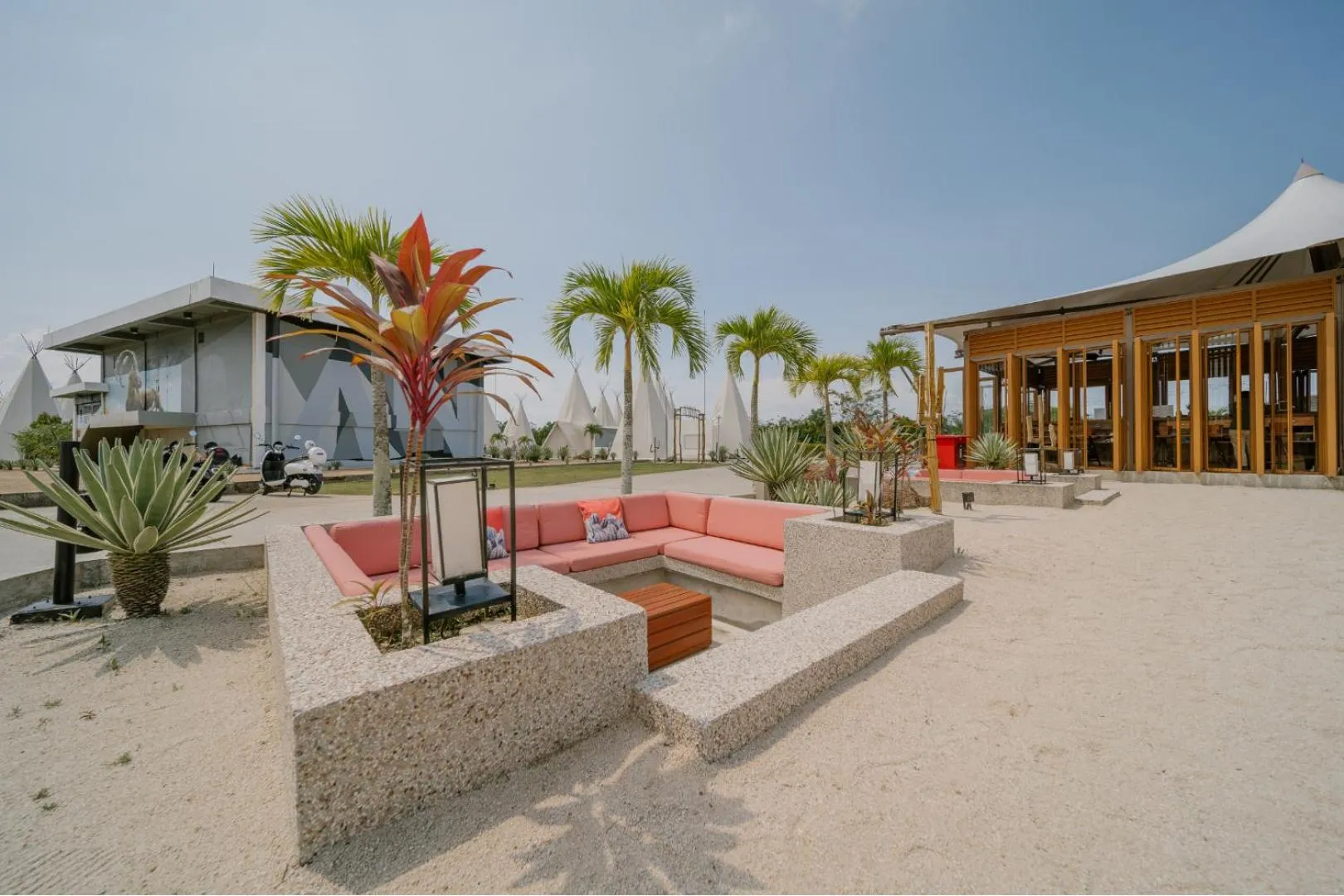 sunbed in The ANMON Resort Bintan