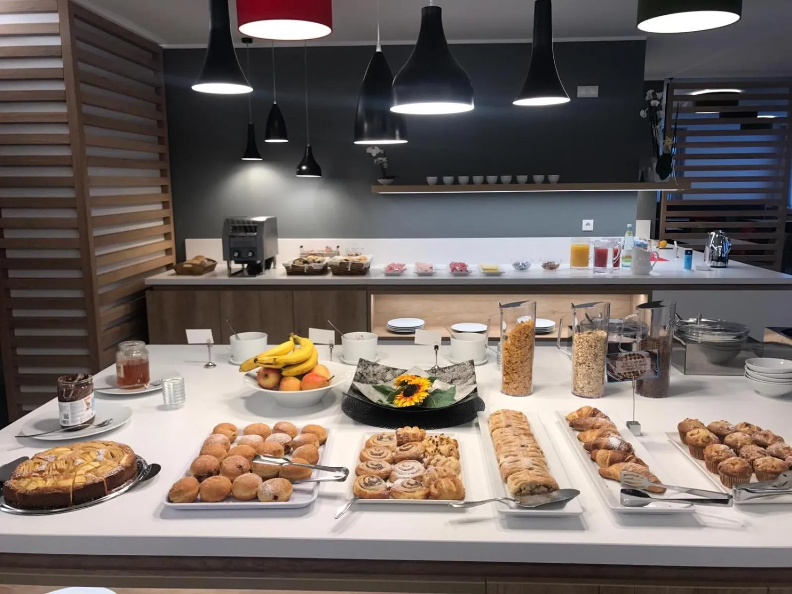 Buffet breakfast in Tourist Hotel