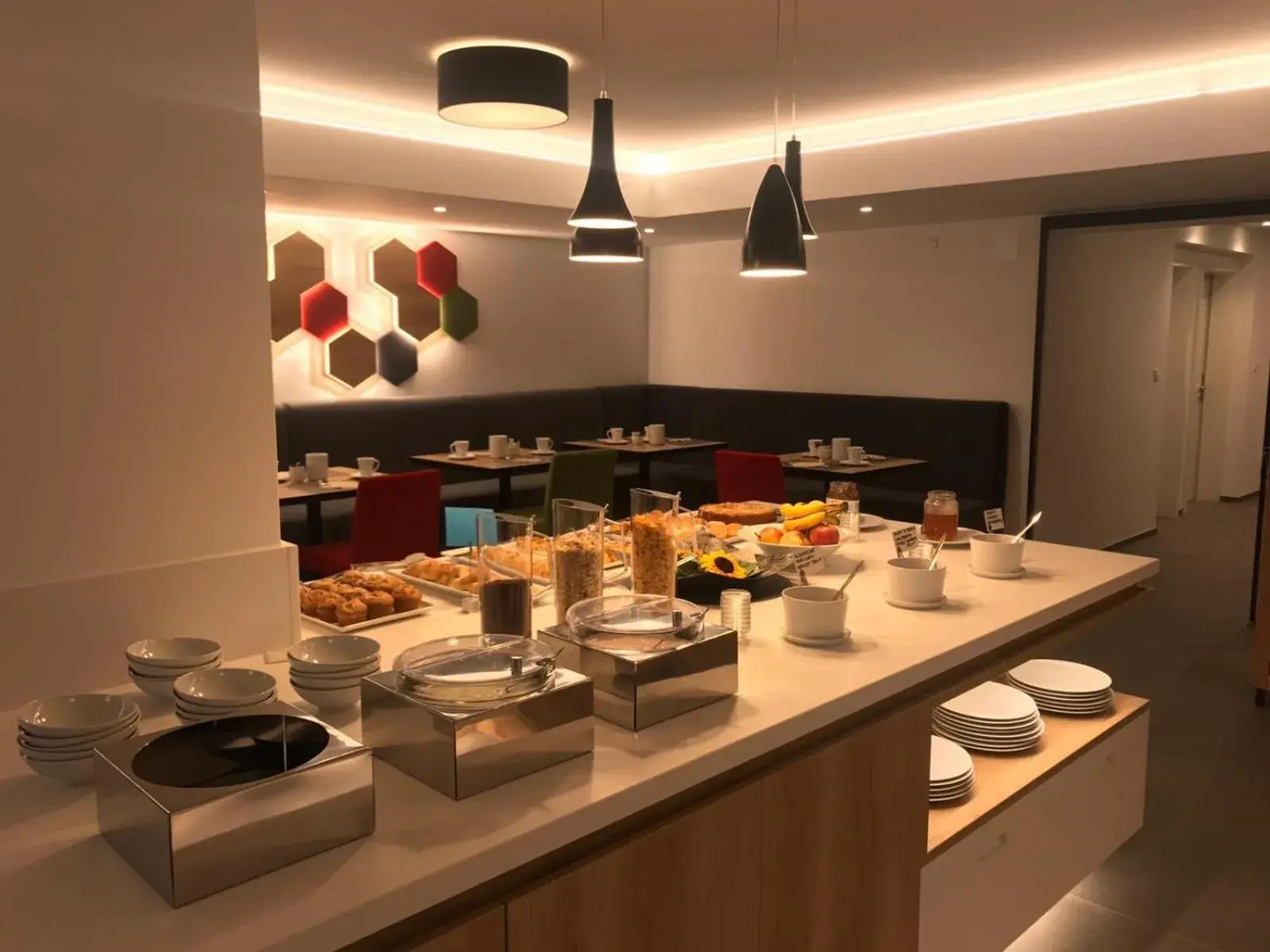 Buffet breakfast in Tourist Hotel Buffet breakfast in Tourist Hotel