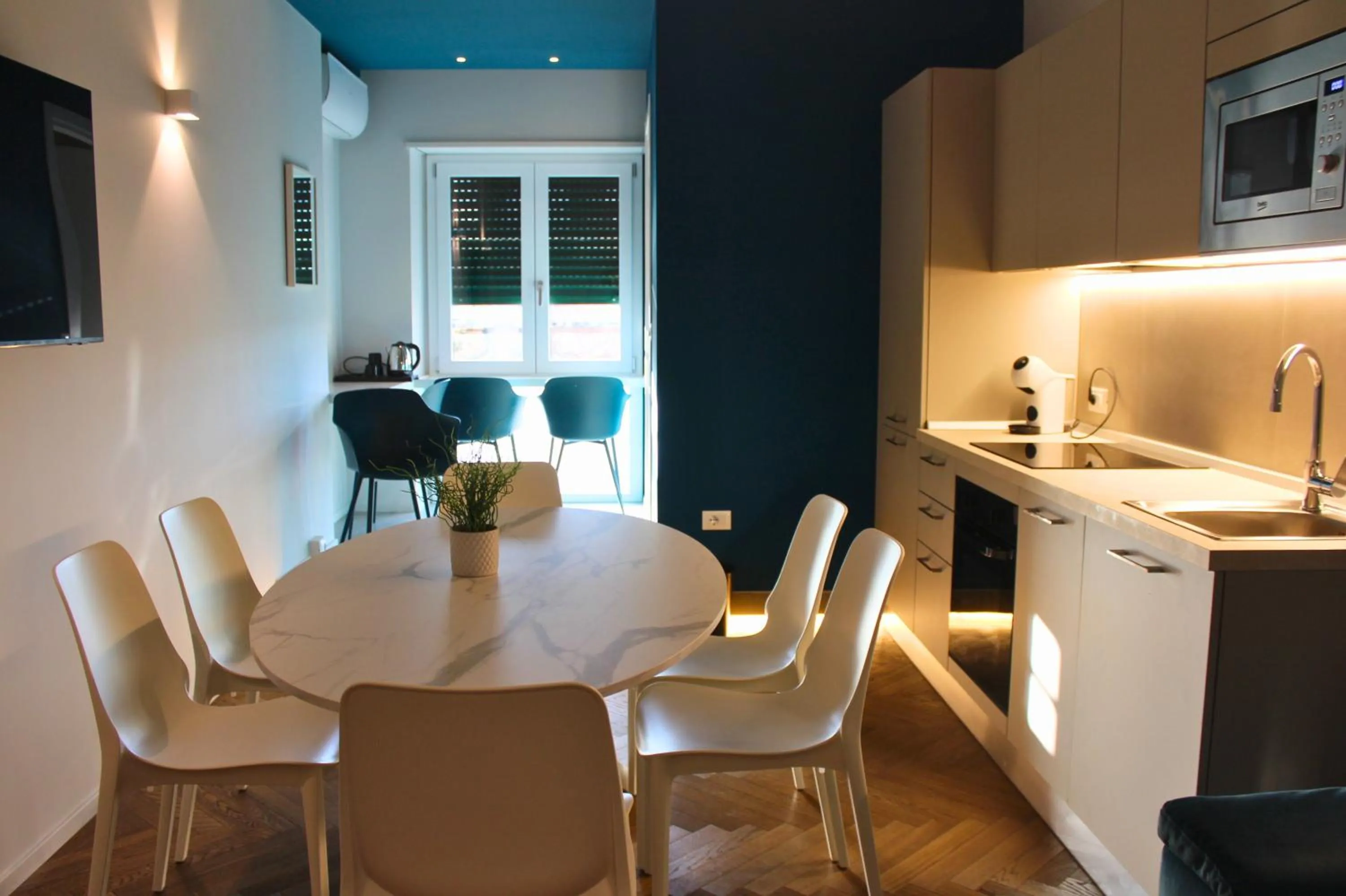 Kitchen or kitchenette in Oblò Apartment