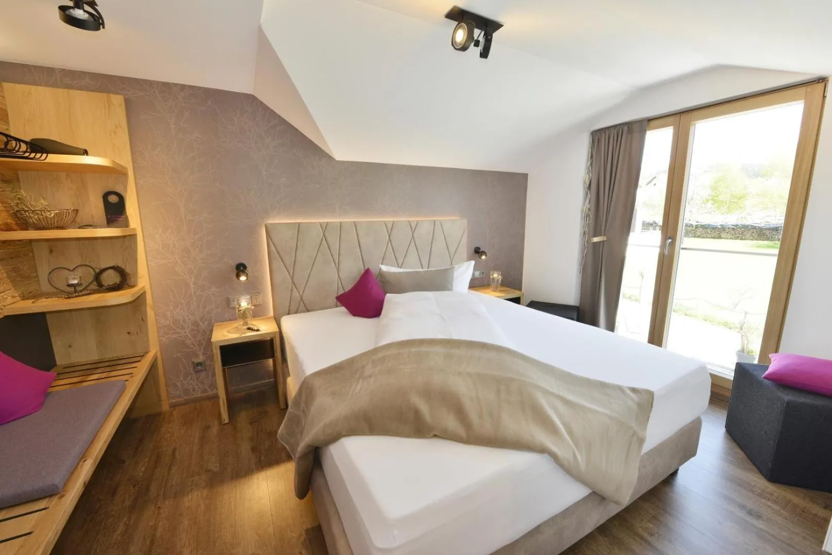 Bed in Pension Waldkristall