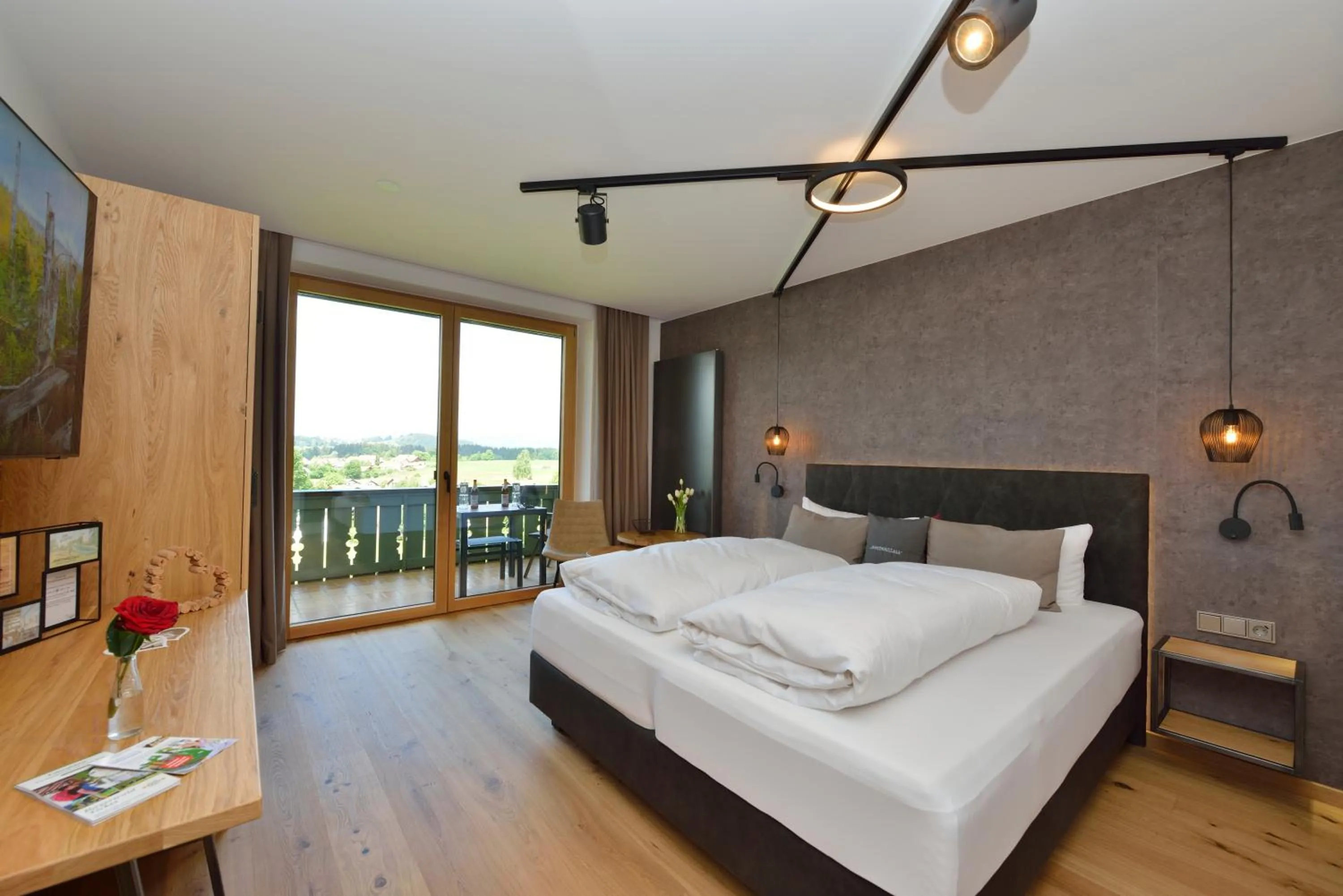 Photo of the whole room, Bed in Pension Waldkristall