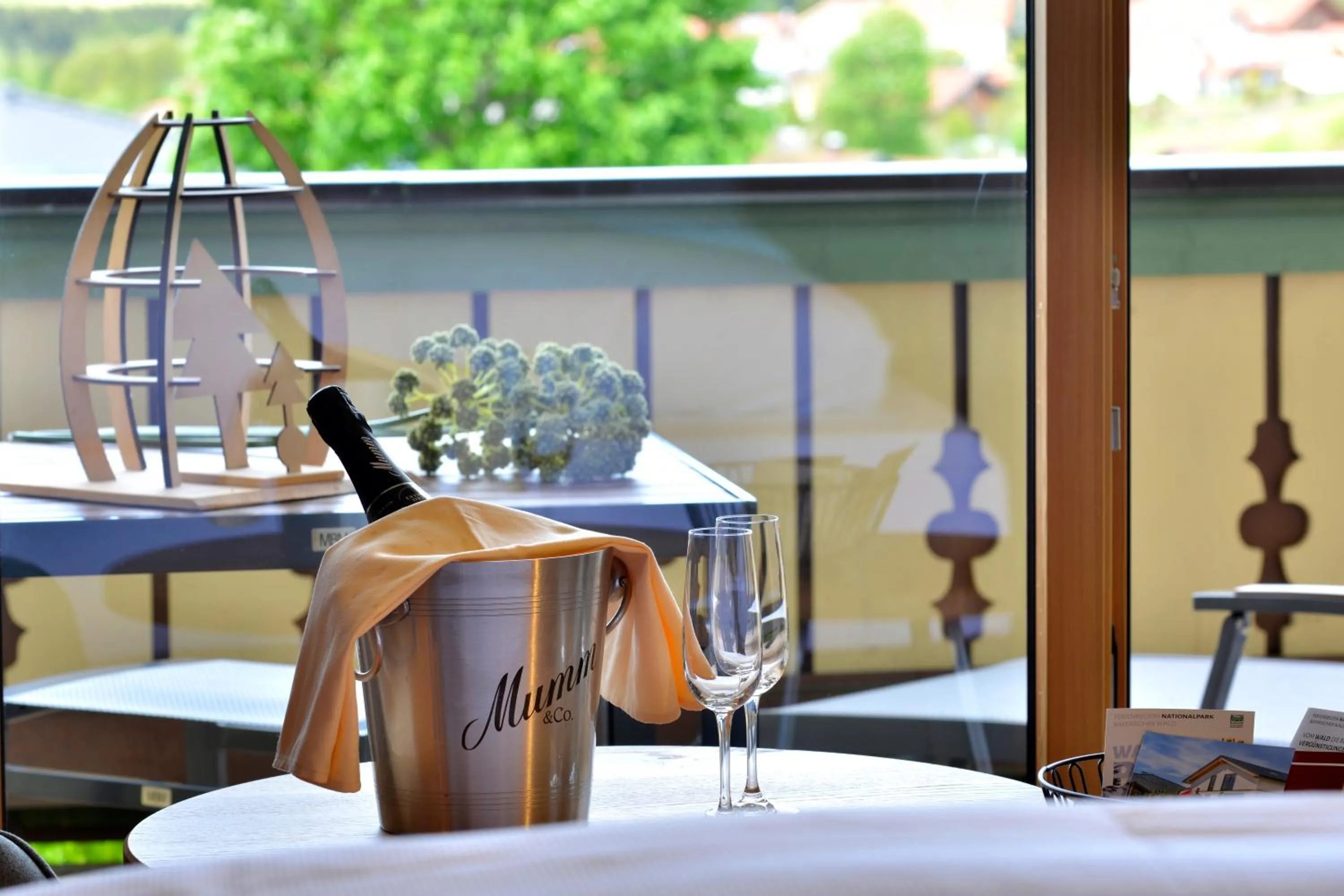 Photo of the whole room in Pension Waldkristall