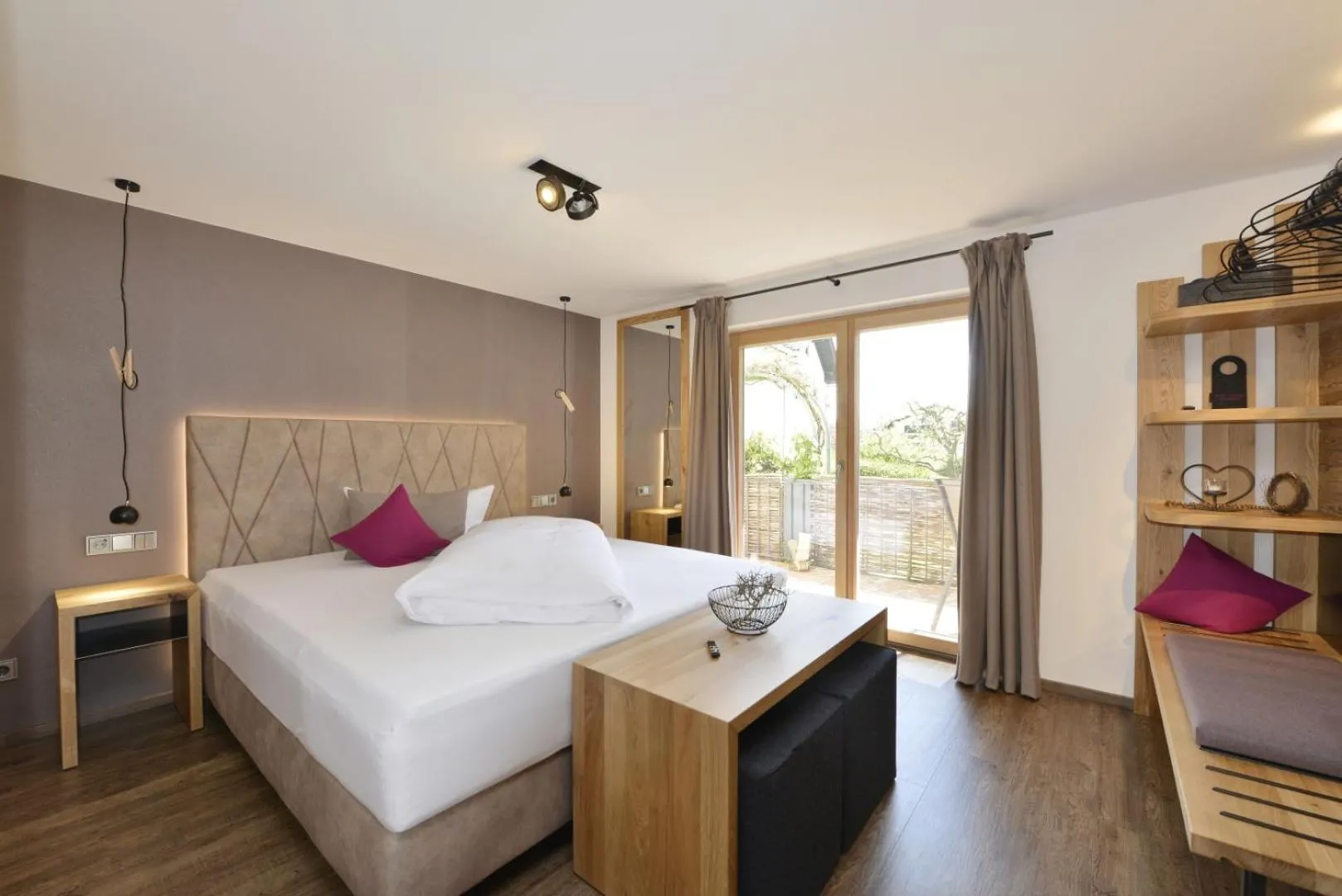 Photo of the whole room, Bed in Pension Waldkristall