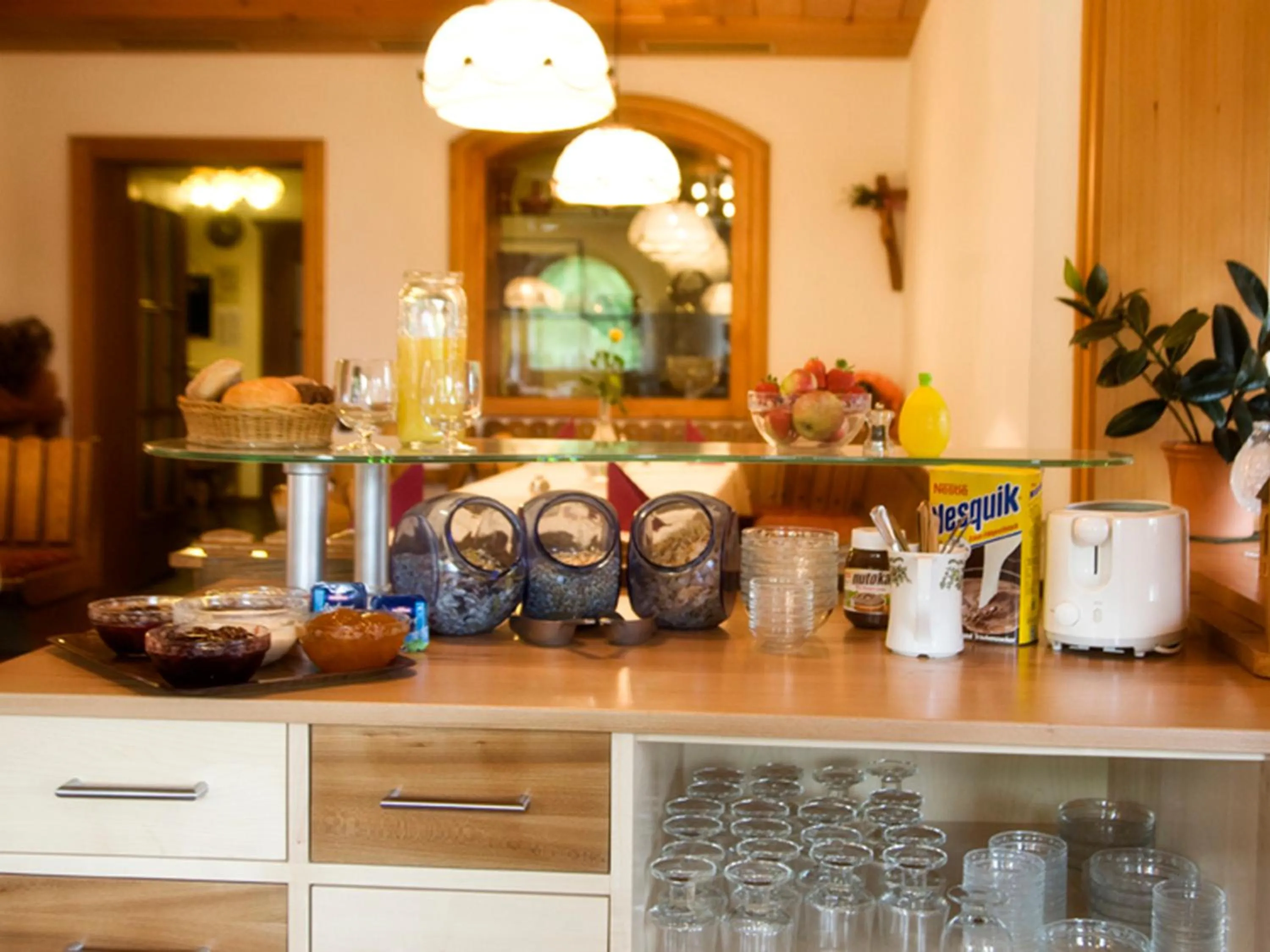 Food and drinks in Pension Waldkristall