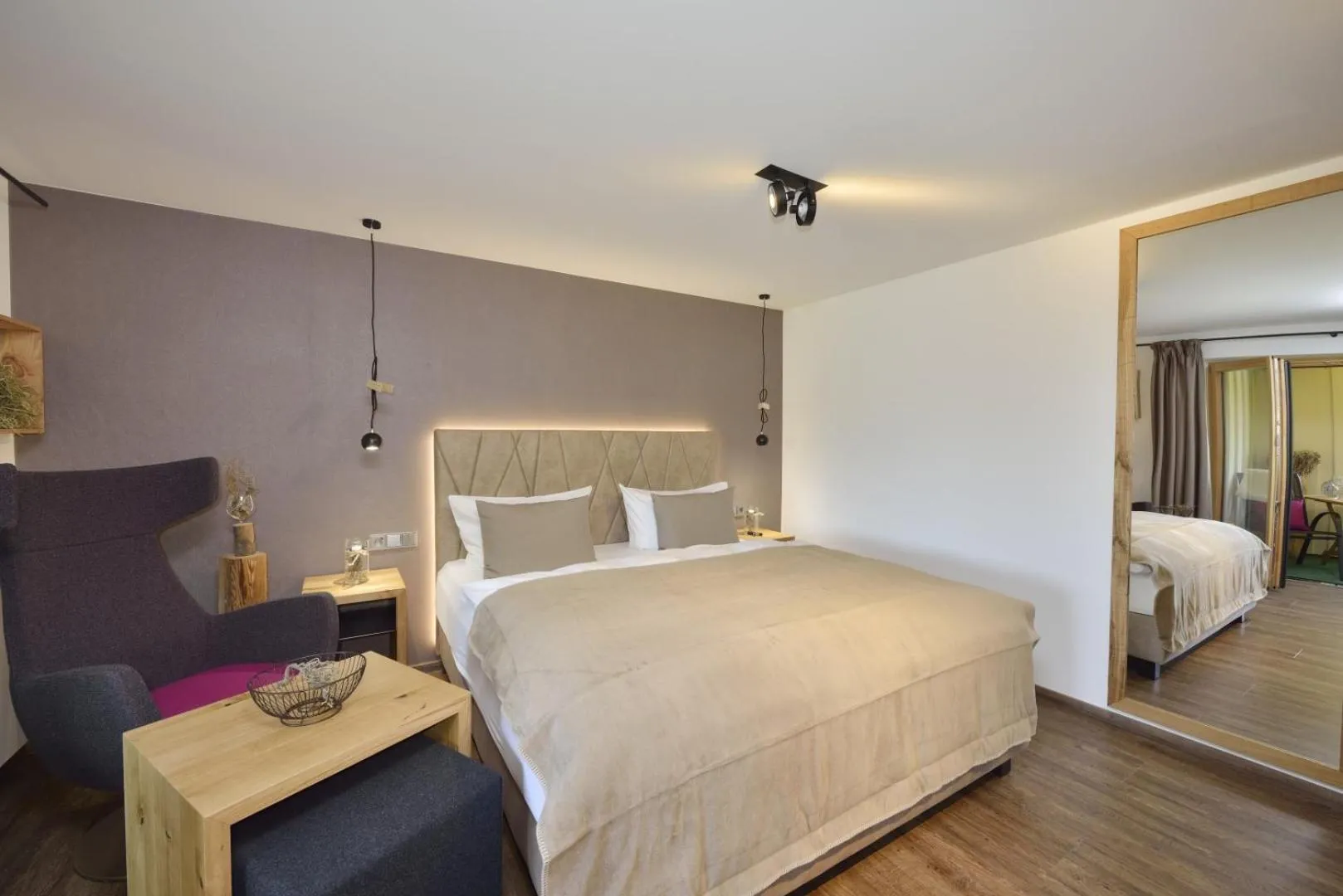 Bed in Pension Waldkristall