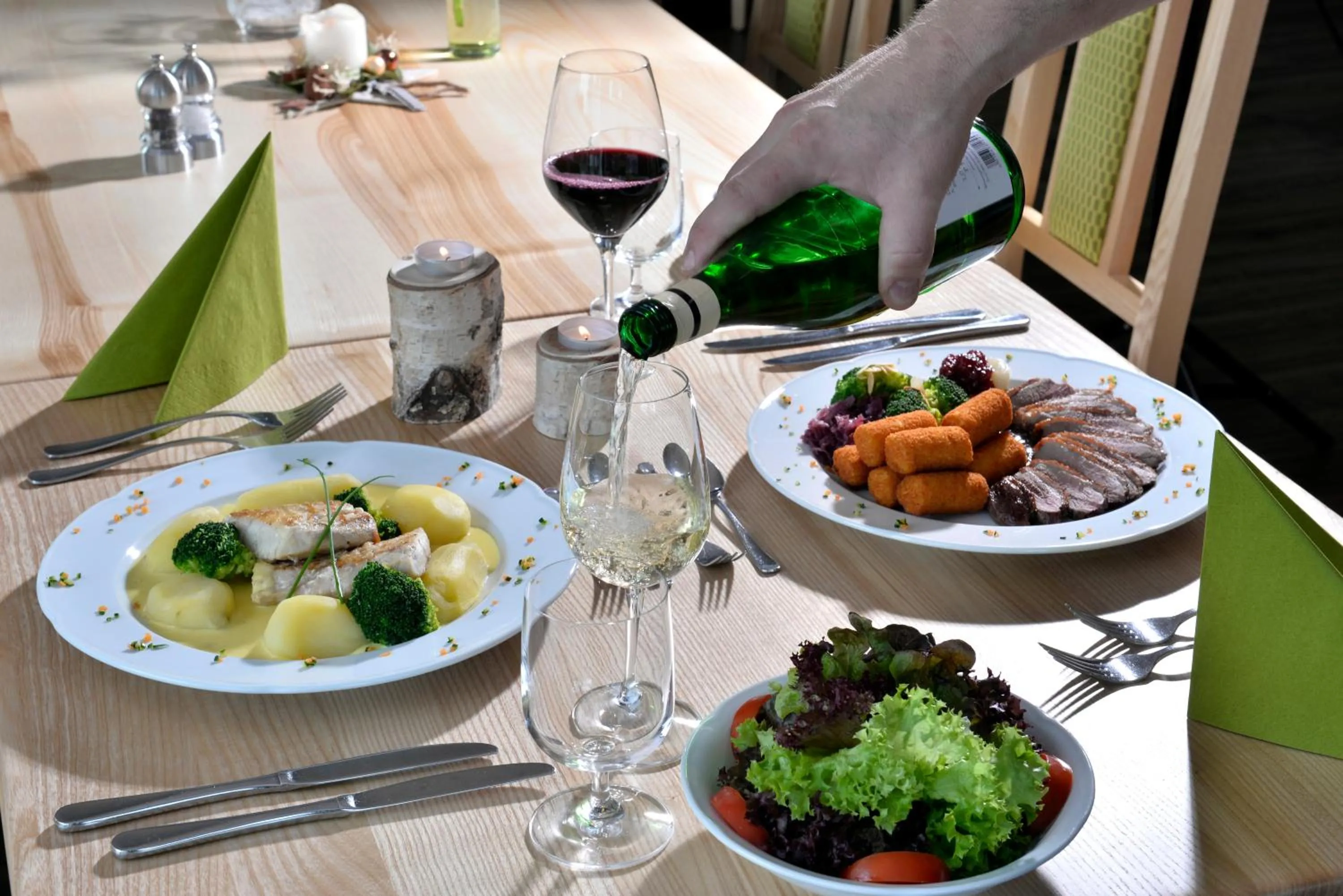 Food and drinks in Pension Waldkristall