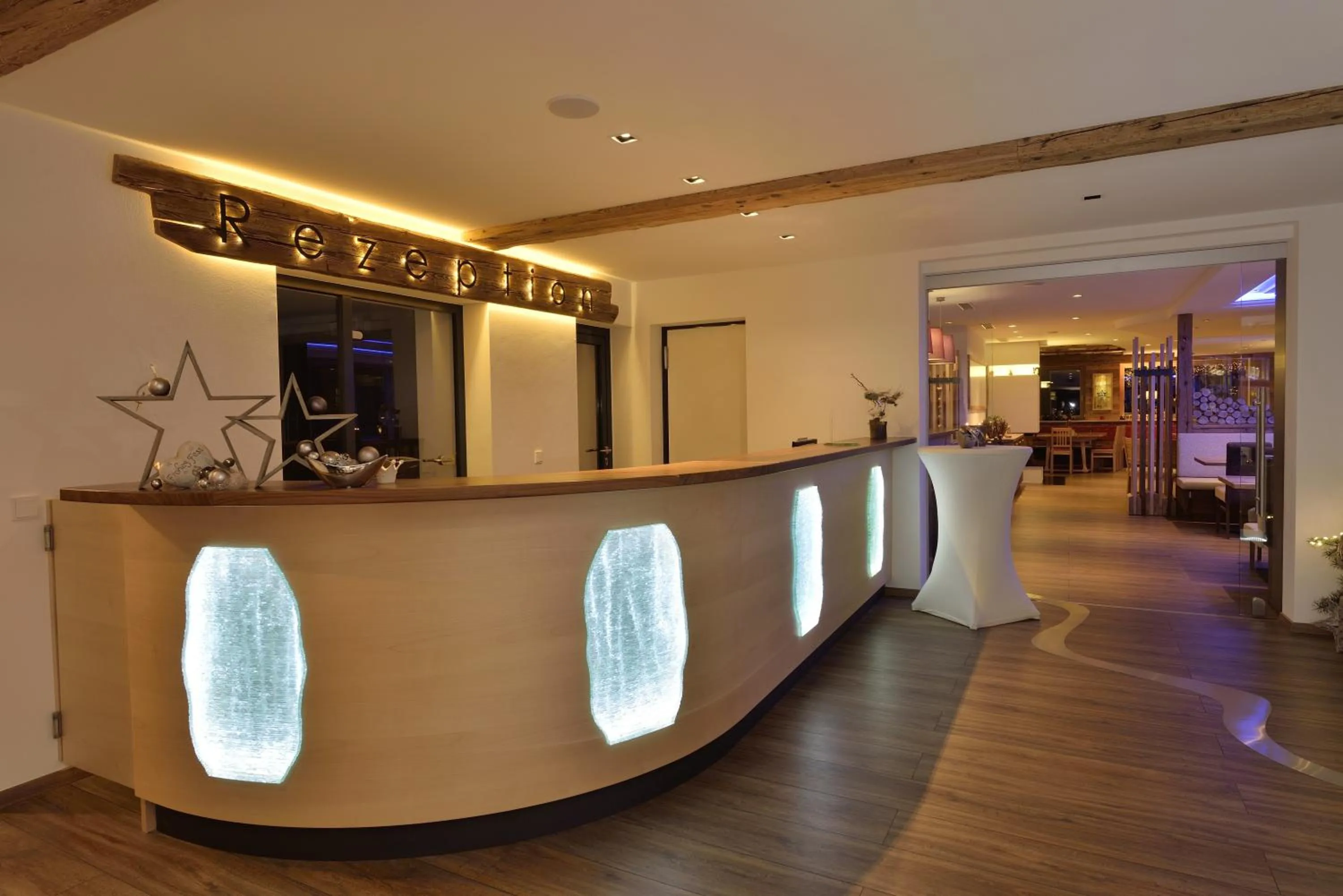 Lobby or reception in Pension Waldkristall