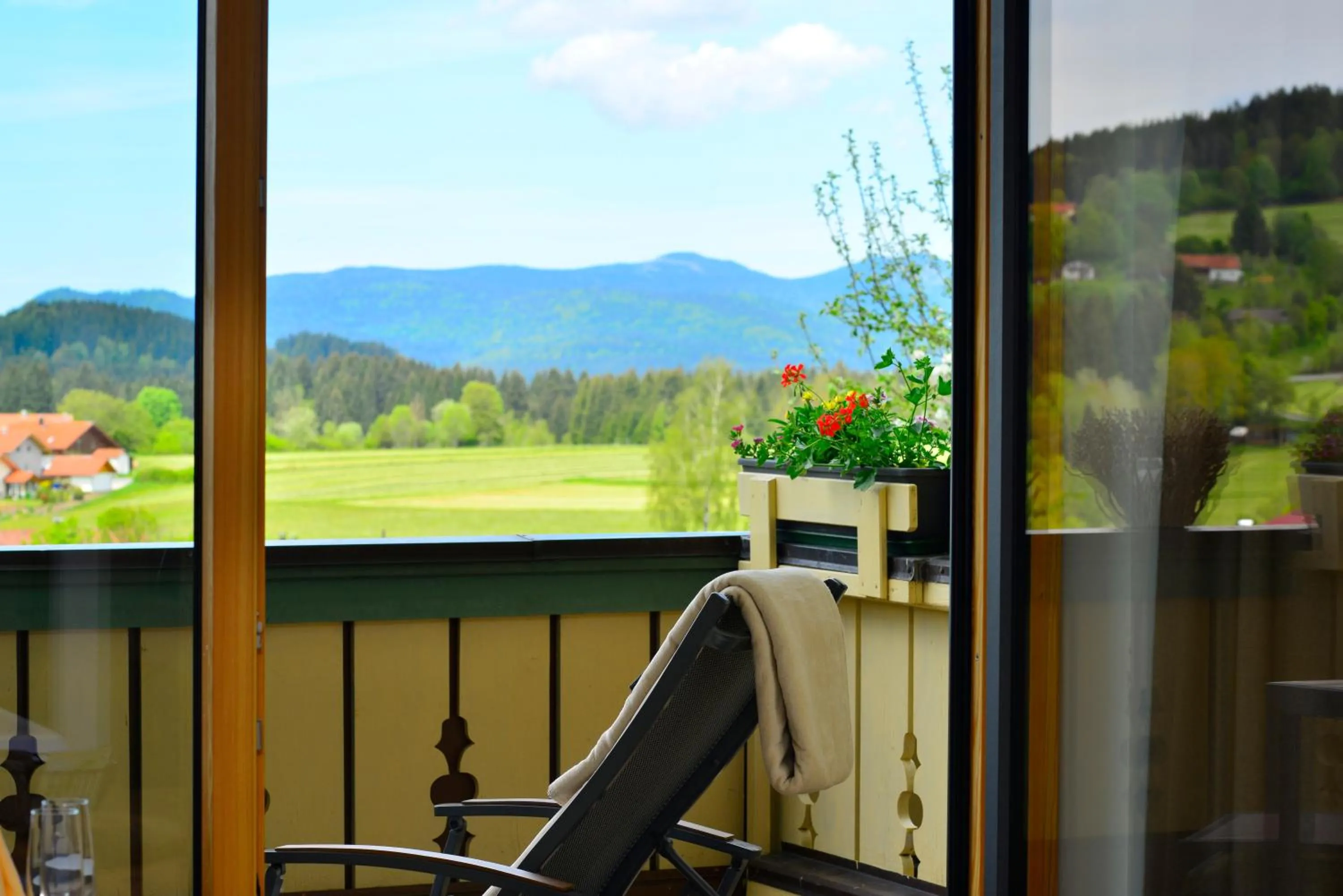 Photo of the whole room in Pension Waldkristall