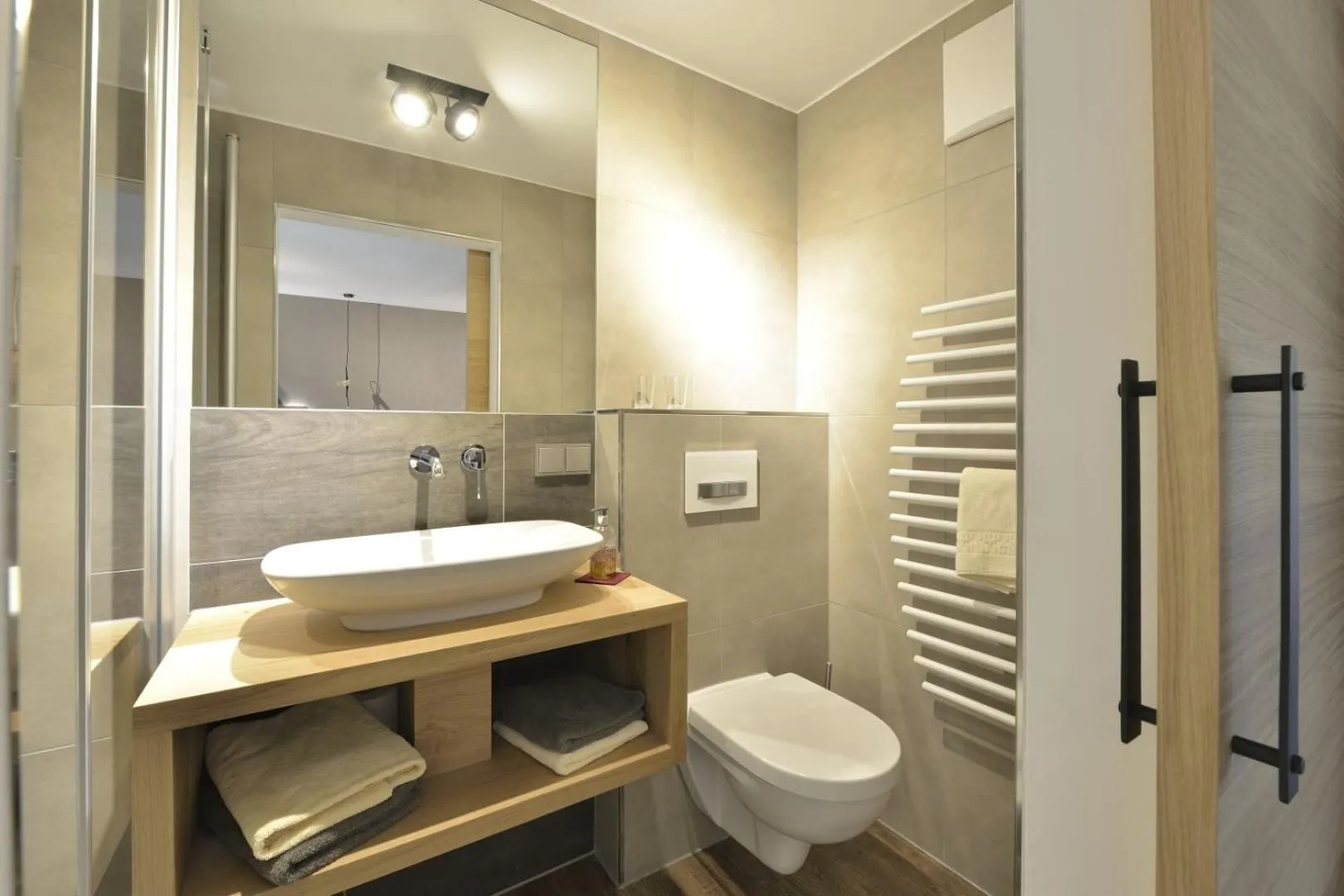 Toilet in Pension Waldkristall