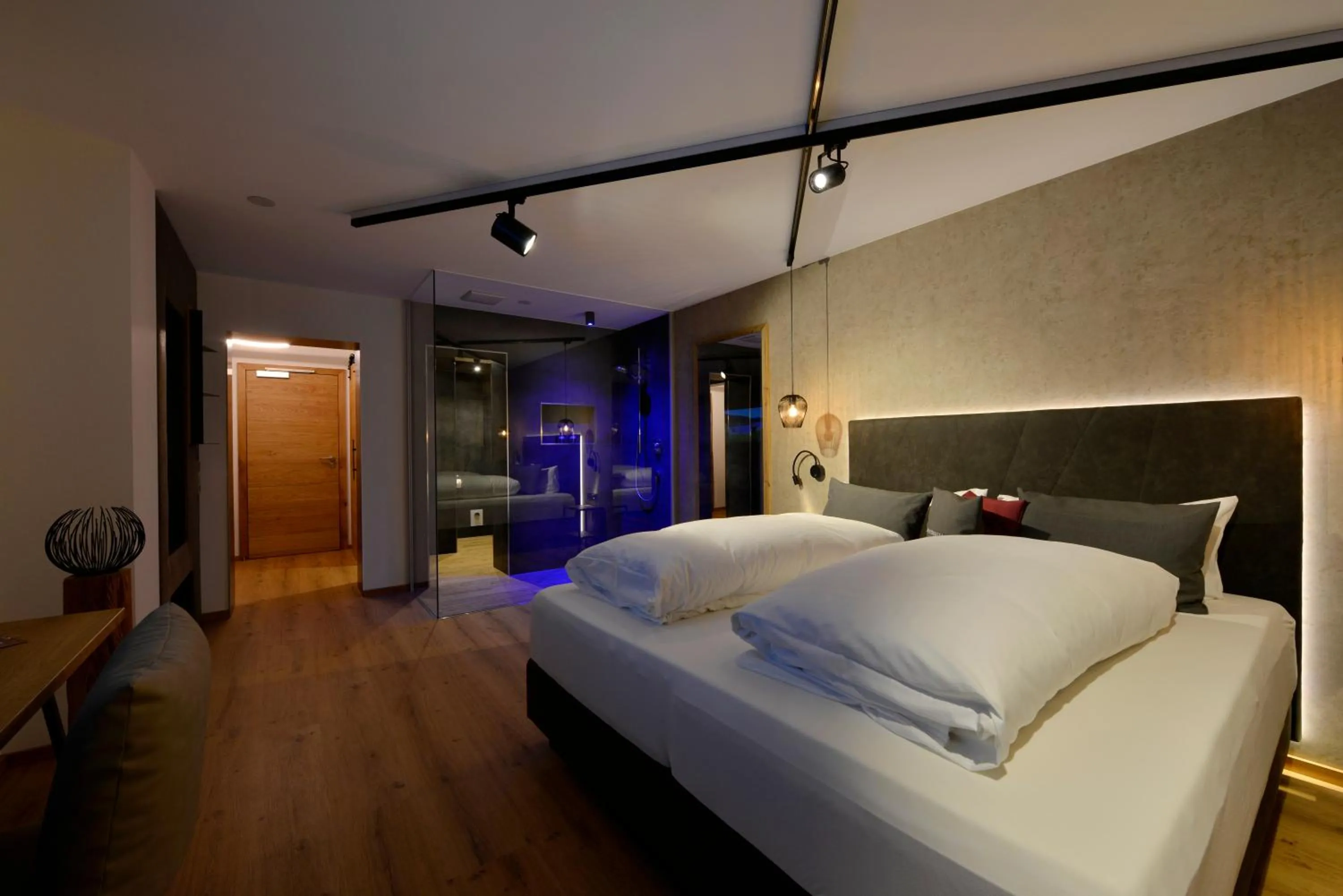 Photo of the whole room, Bed in Pension Waldkristall
