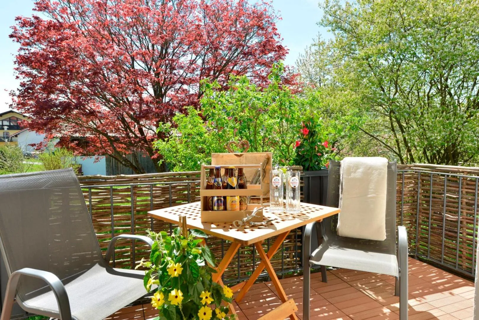 Balcony/Terrace in Pension Waldkristall