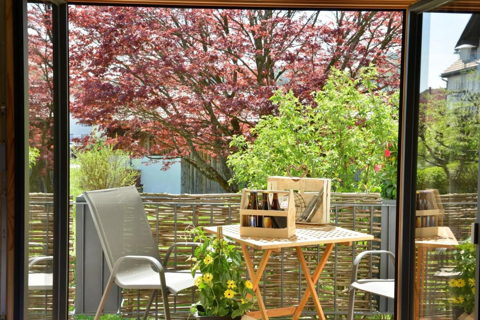 Balcony/Terrace in Pension Waldkristall
