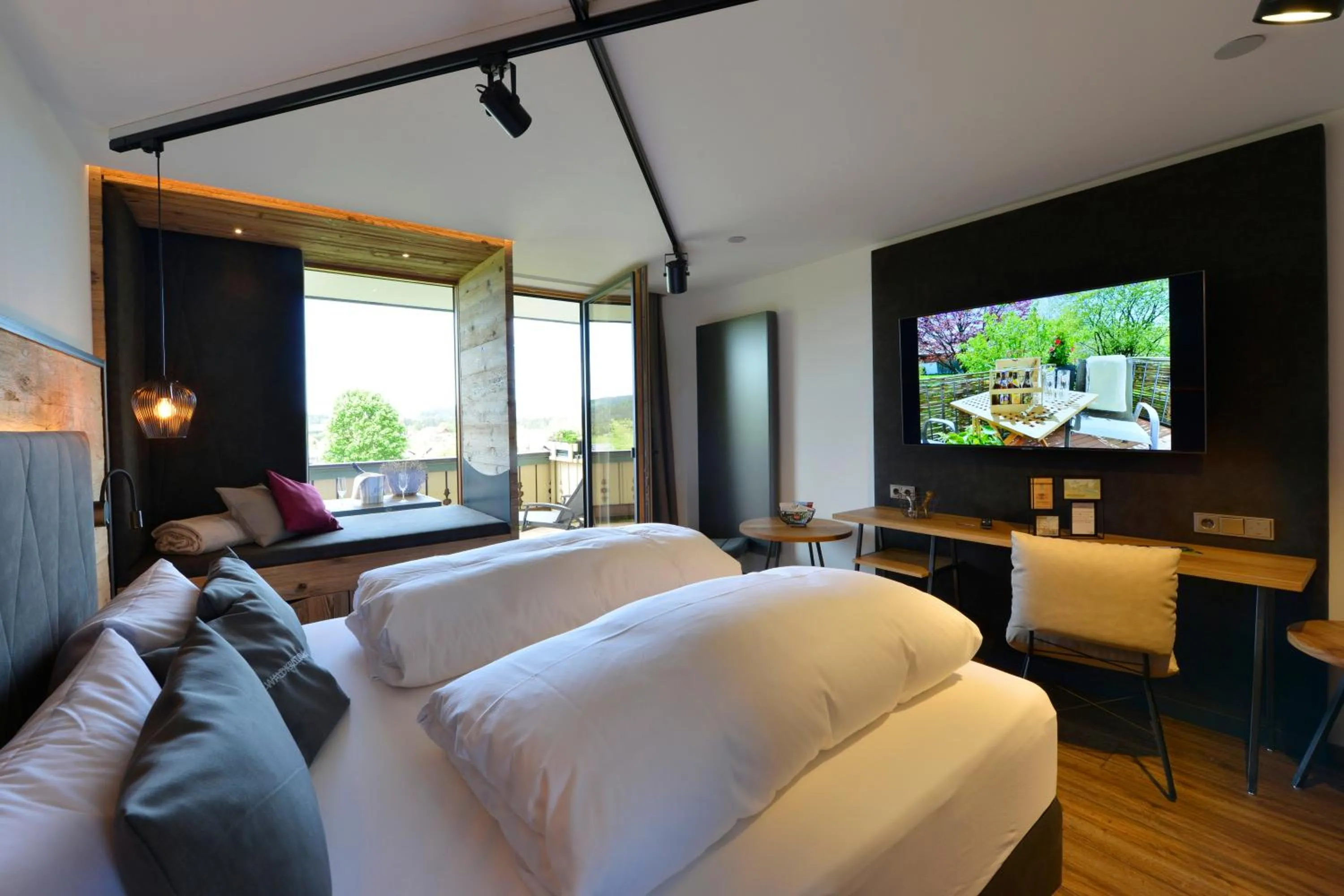 Photo of the whole room in Pension Waldkristall