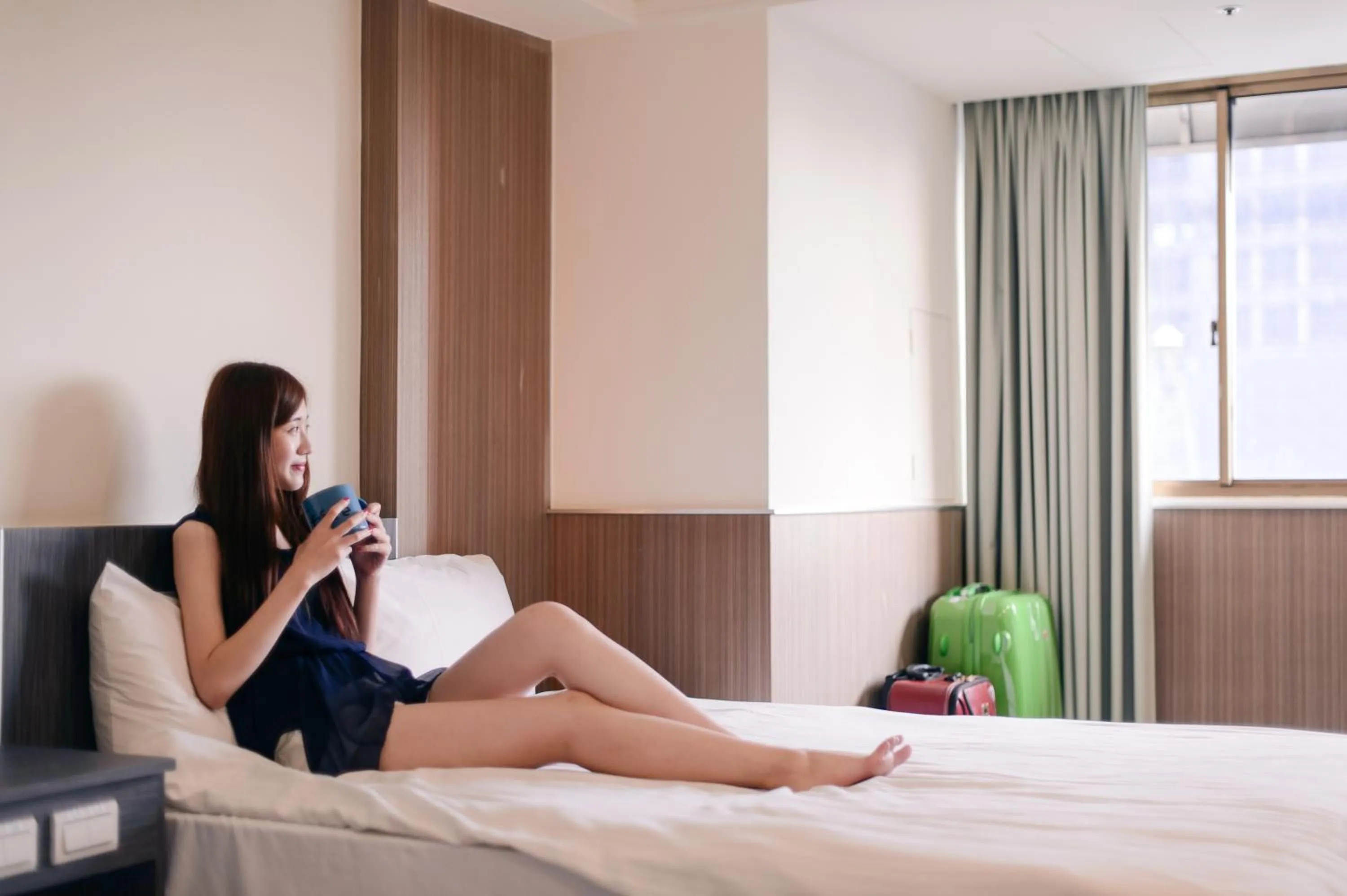 Guests, Bed in KIWI-Taichung Station Branch 1